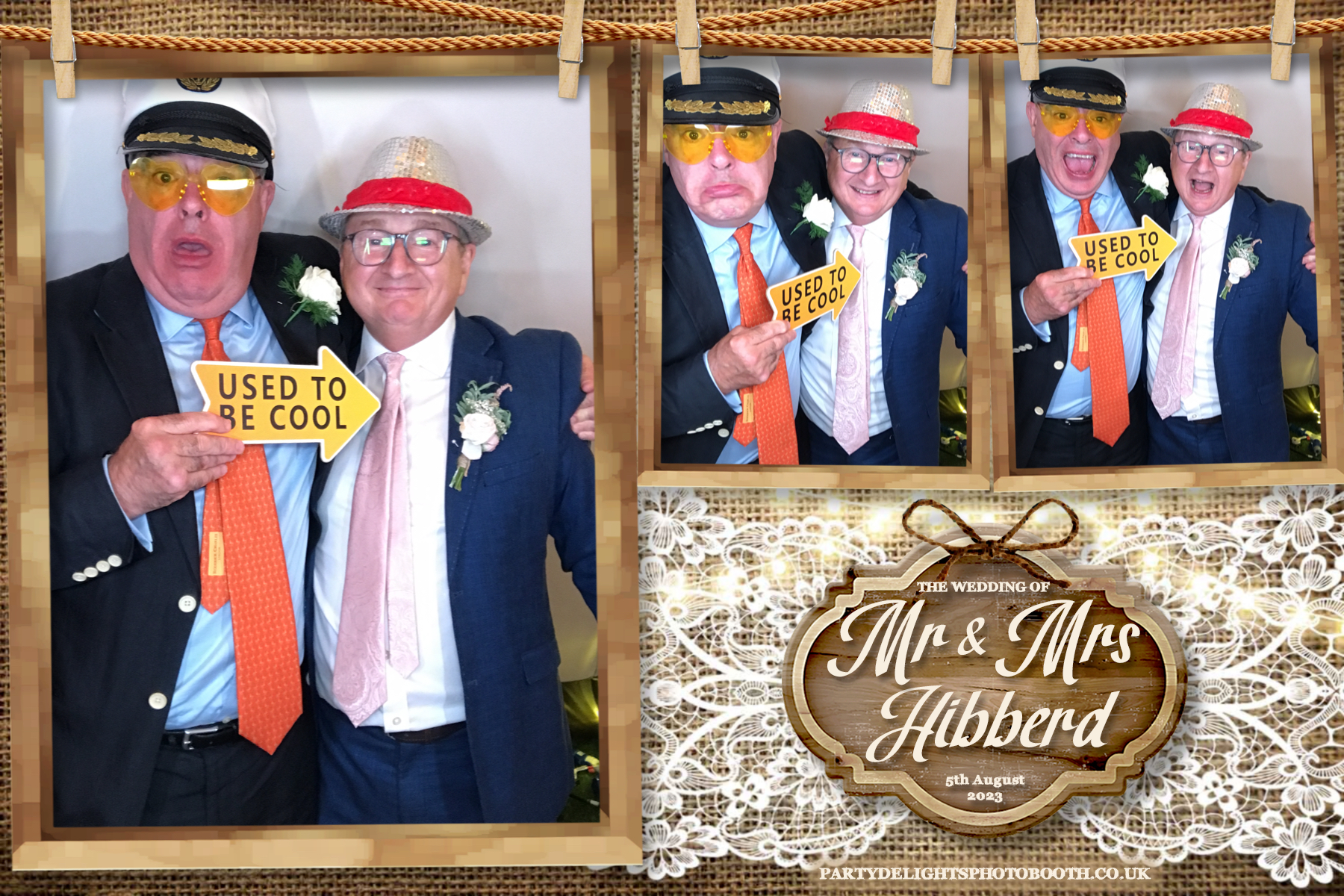 Mr and Mrs Hibberd | View more photos from the event at gallery.partydelightsphotobooth.co.uk/u/PartyDelightsPhotoBooth/Mr-and-Mrs-Hibberd