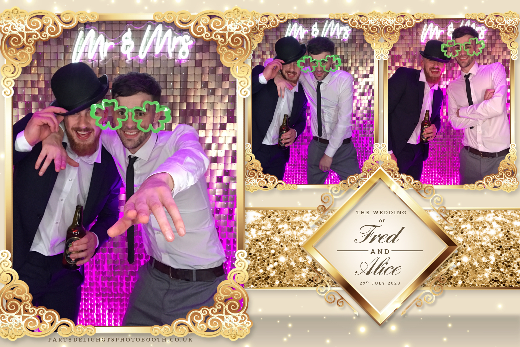 Mr and Mrs Jones | View more photos from the event at gallery.partydelightsphotobooth.co.uk/u/PartyDelightsPhotoBooth/Mr-and-Mrs-Jones