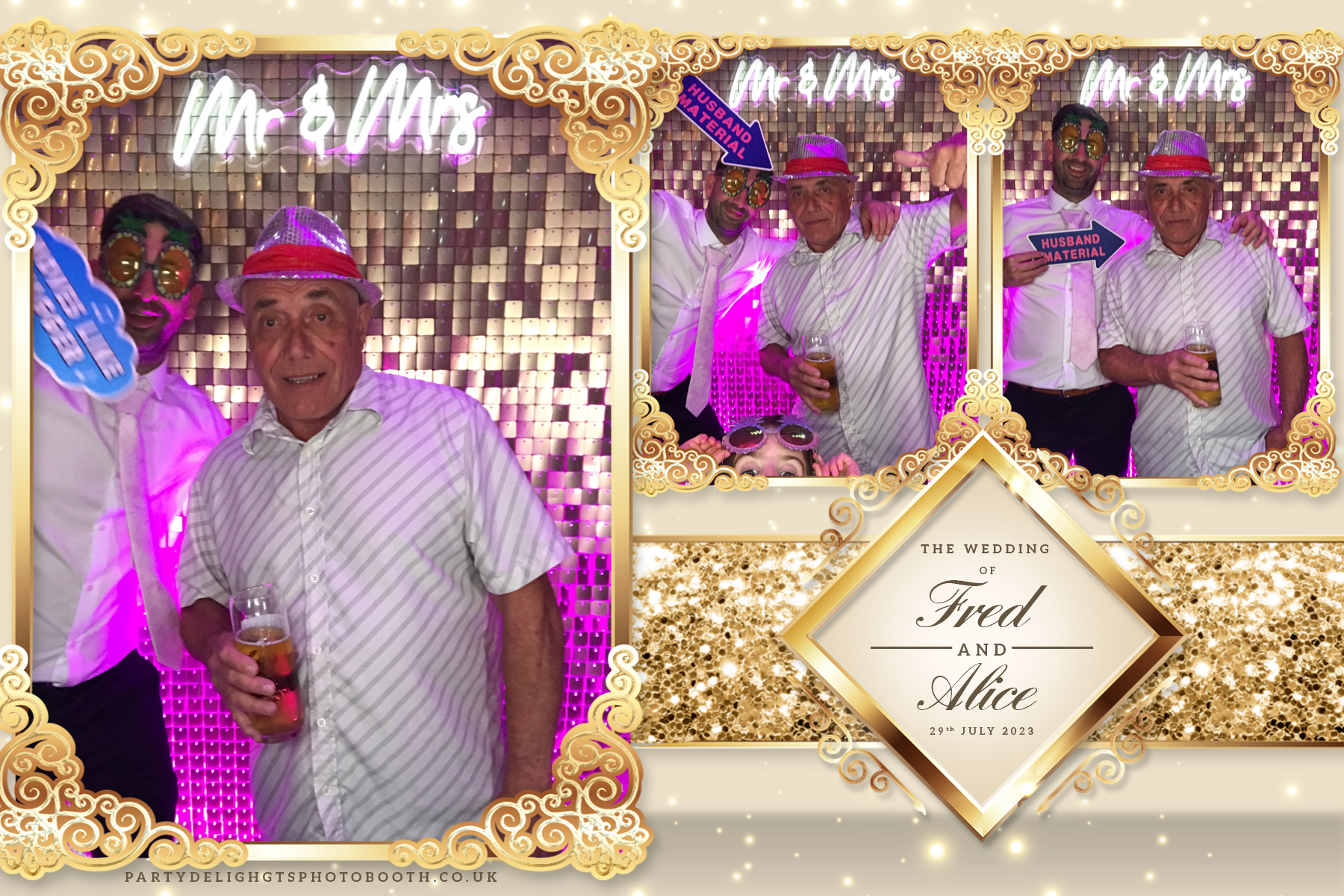 Mr and Mrs Jones | View more photos from the event at gallery.partydelightsphotobooth.co.uk/u/PartyDelightsPhotoBooth/Mr-and-Mrs-Jones