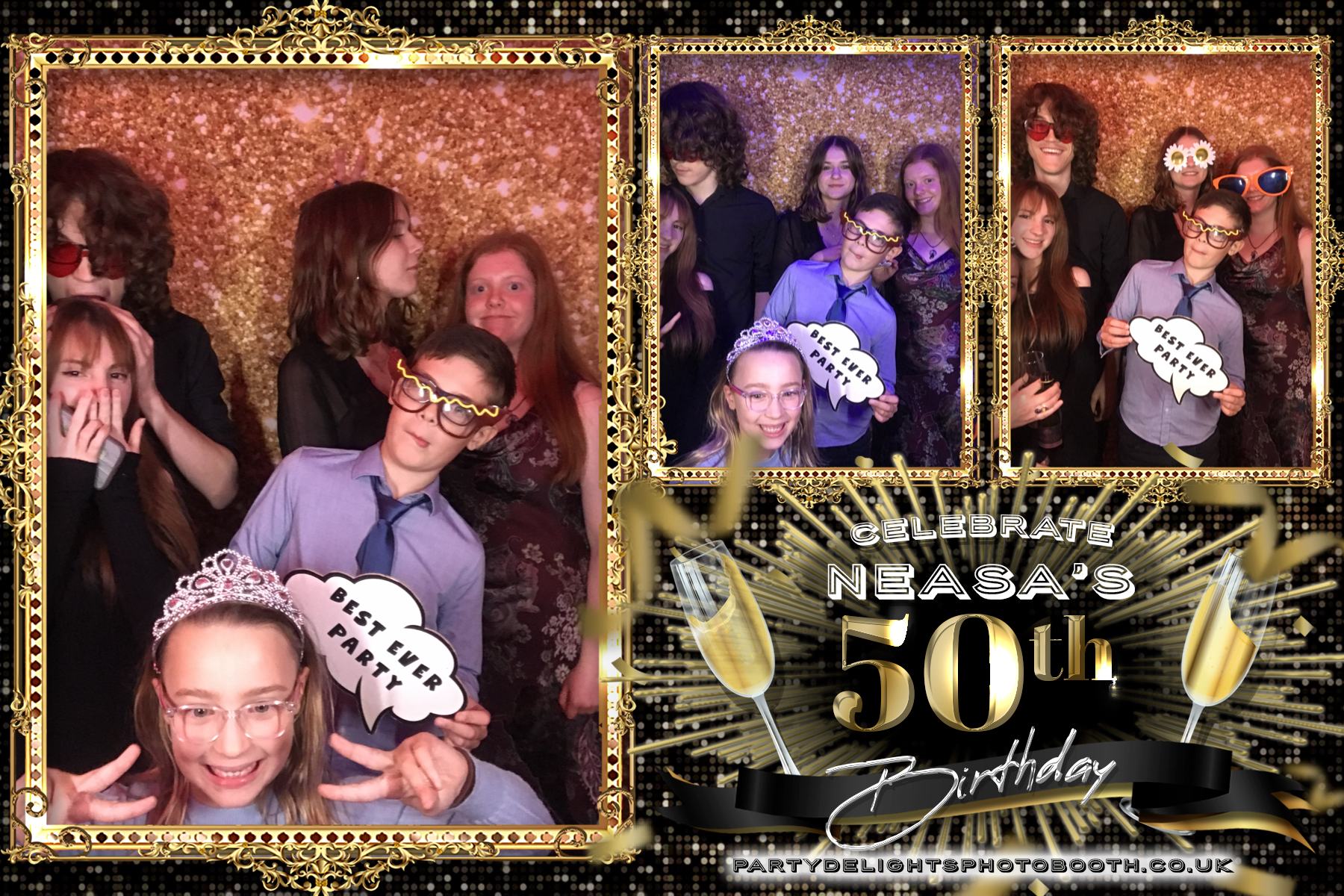 Neasa's 50th Birthday | View more photos from the event at gallery.partydelightsphotobooth.co.uk/u/PartyDelightsPhotoBooth/Neasas-50th-Birthday