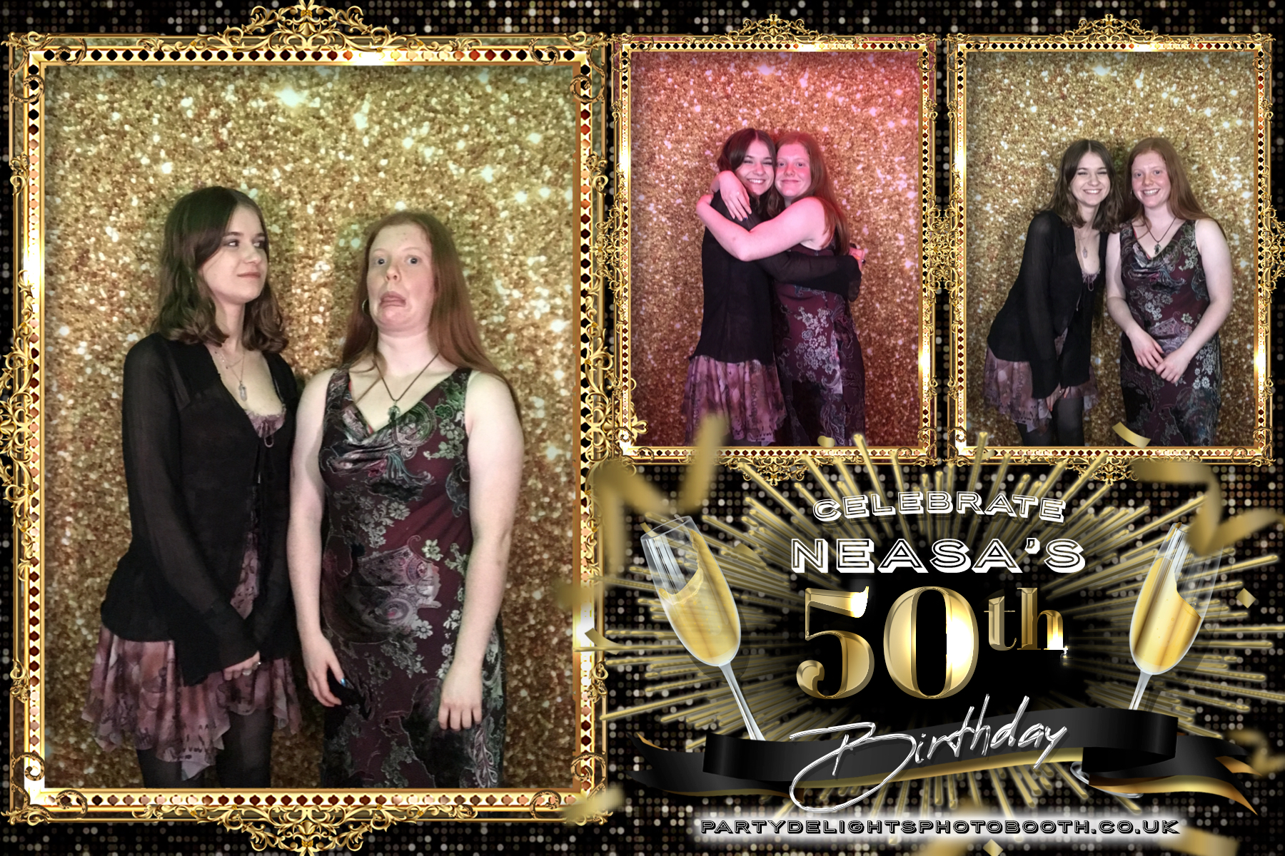 Neasa's 50th Birthday | View more photos from the event at gallery.partydelightsphotobooth.co.uk/u/PartyDelightsPhotoBooth/Neasas-50th-Birthday