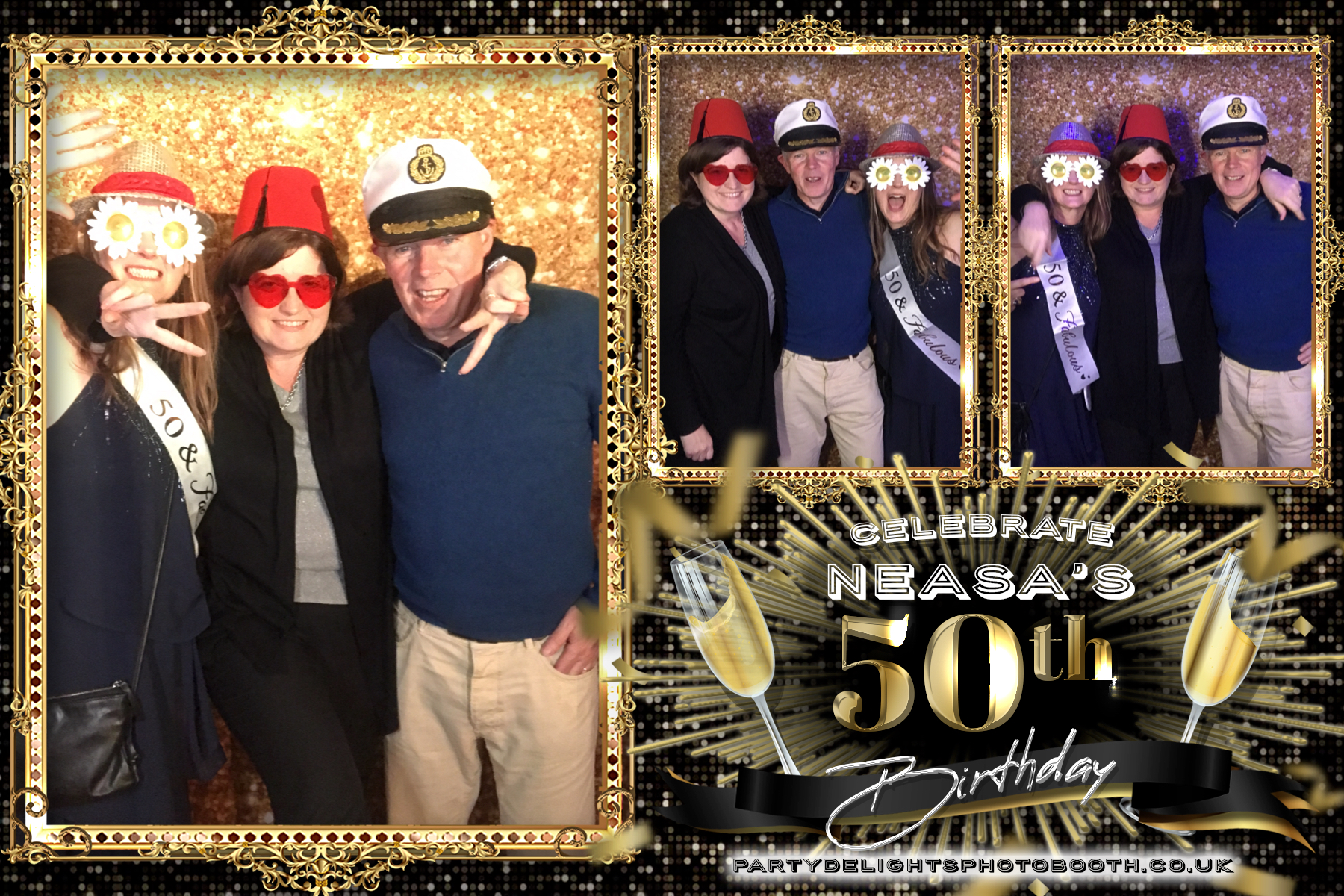 Neasa's 50th Birthday | View more photos from the event at gallery.partydelightsphotobooth.co.uk/u/PartyDelightsPhotoBooth/Neasas-50th-Birthday