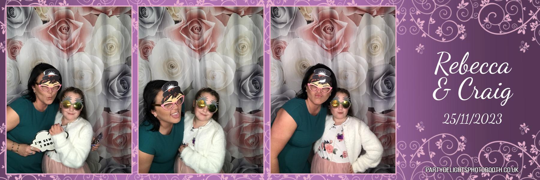 Rebecca and Craig’s wedding | View more photos from the event at gallery.partydelightsphotobooth.co.uk/u/PartyDelightsPhotoBooth/Rebecca-and-Craig’s-wedding