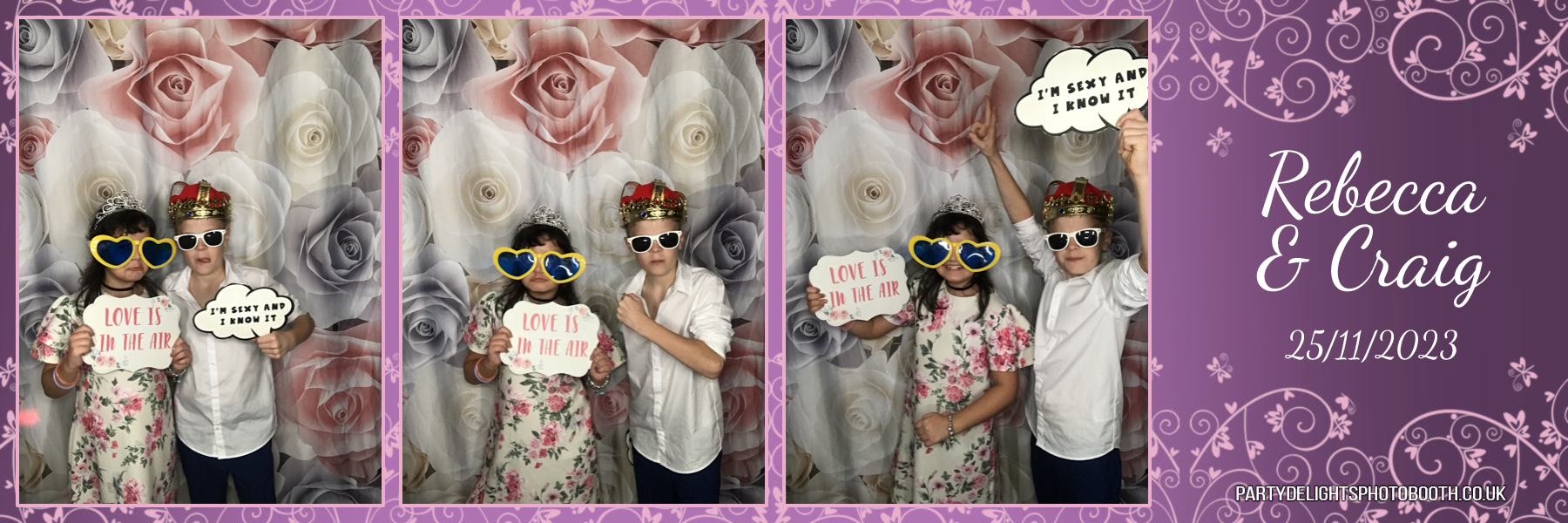 Rebecca and Craig’s wedding | View more photos from the event at gallery.partydelightsphotobooth.co.uk/u/PartyDelightsPhotoBooth/Rebecca-and-Craig’s-wedding