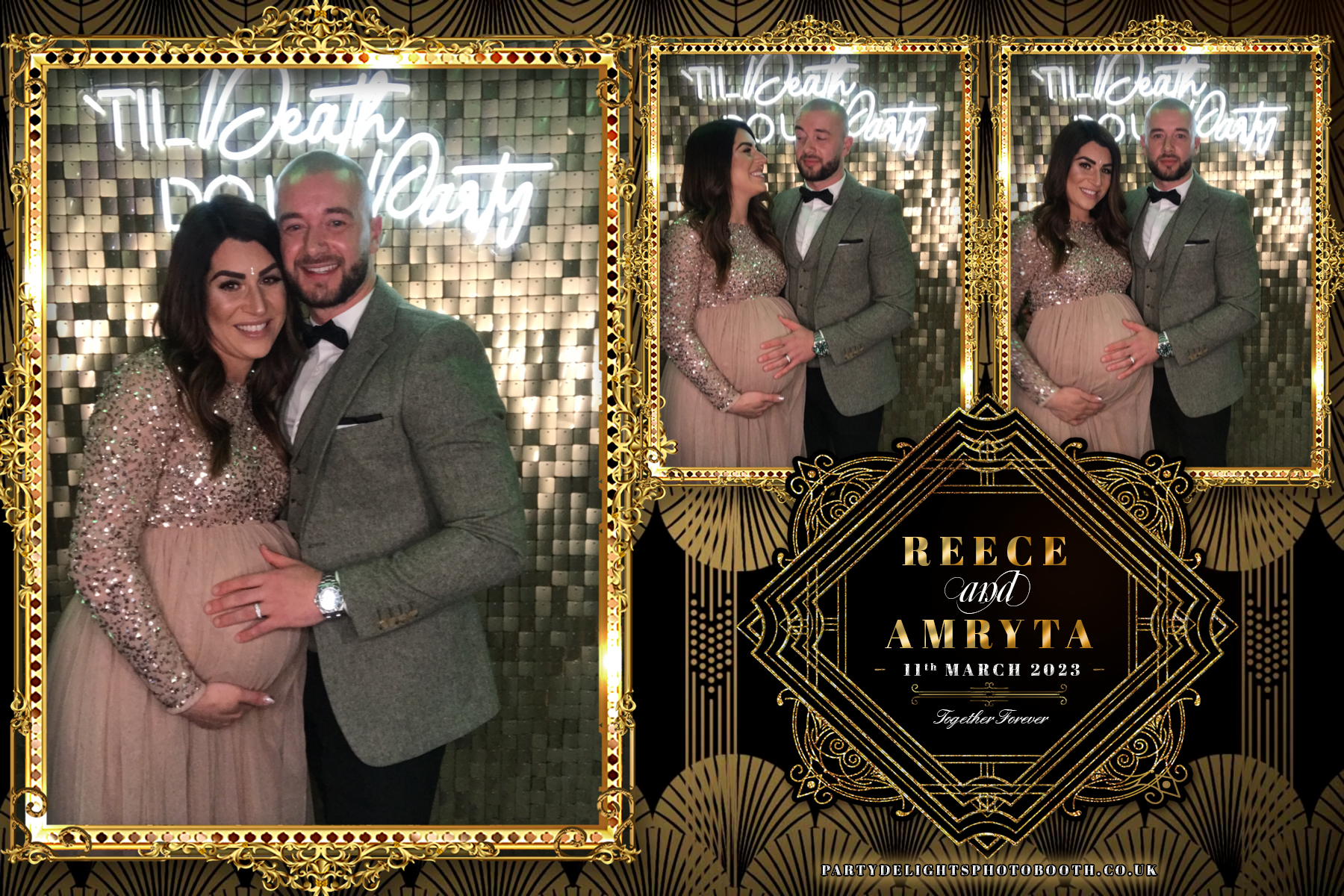 Reece and Amryta's Wedding | View more photos from the event at gallery.partydelightsphotobooth.co.uk/u/PartyDelightsPhotoBooth/Reece-and-Amrytas-Wedding