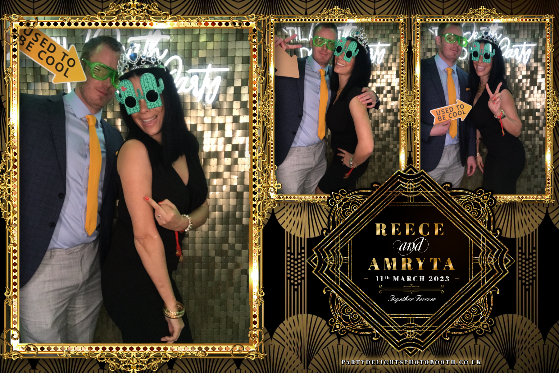Reece and Amryta's Wedding | View more photos from the event at gallery.partydelightsphotobooth.co.uk/u/PartyDelightsPhotoBooth/Reece-and-Amrytas-Wedding