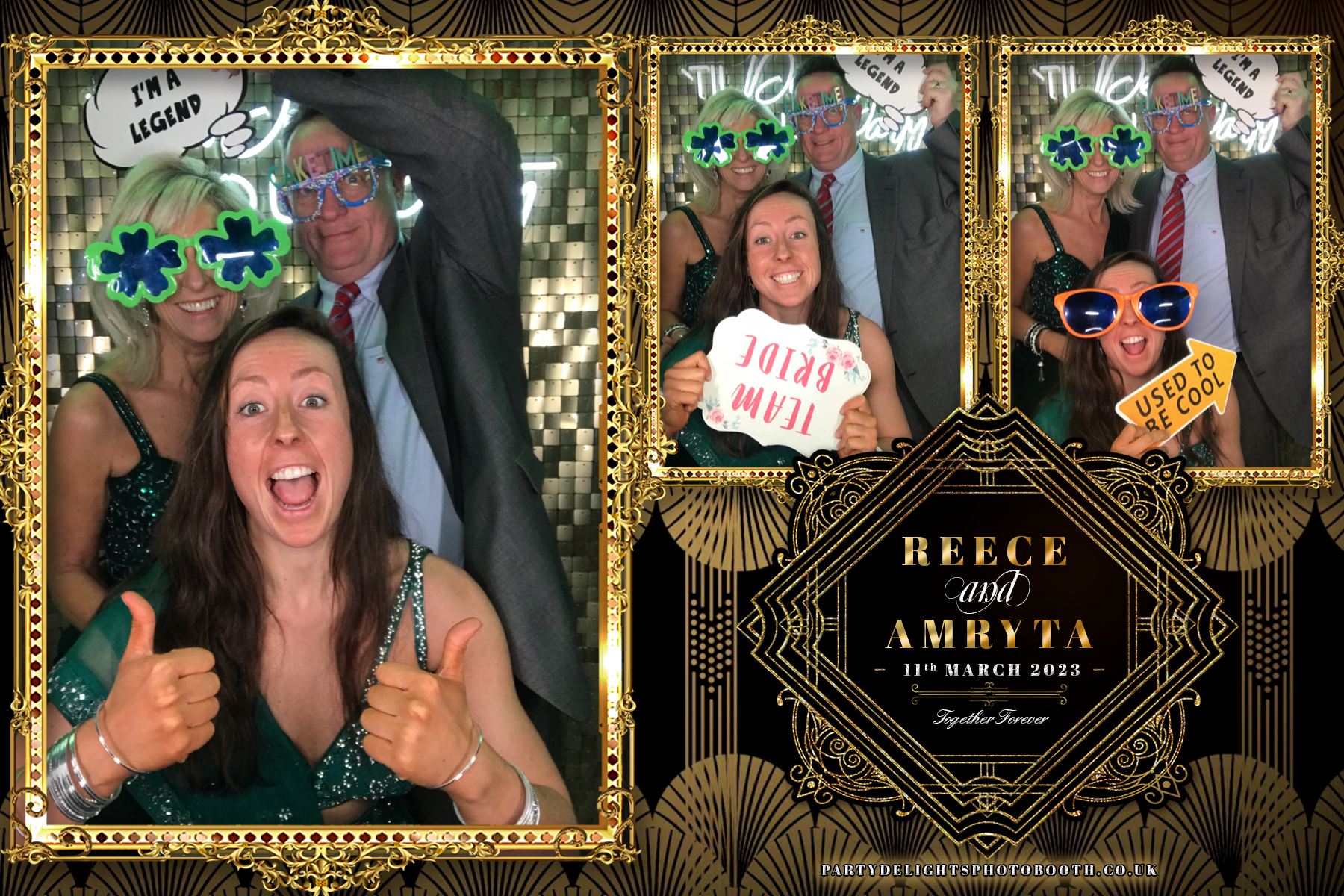 Reece and Amryta's Wedding | View more photos from the event at gallery.partydelightsphotobooth.co.uk/u/PartyDelightsPhotoBooth/Reece-and-Amrytas-Wedding