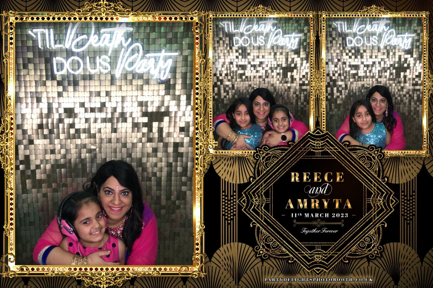 Reece and Amryta's Wedding | View more photos from the event at gallery.partydelightsphotobooth.co.uk/u/PartyDelightsPhotoBooth/Reece-and-Amrytas-Wedding