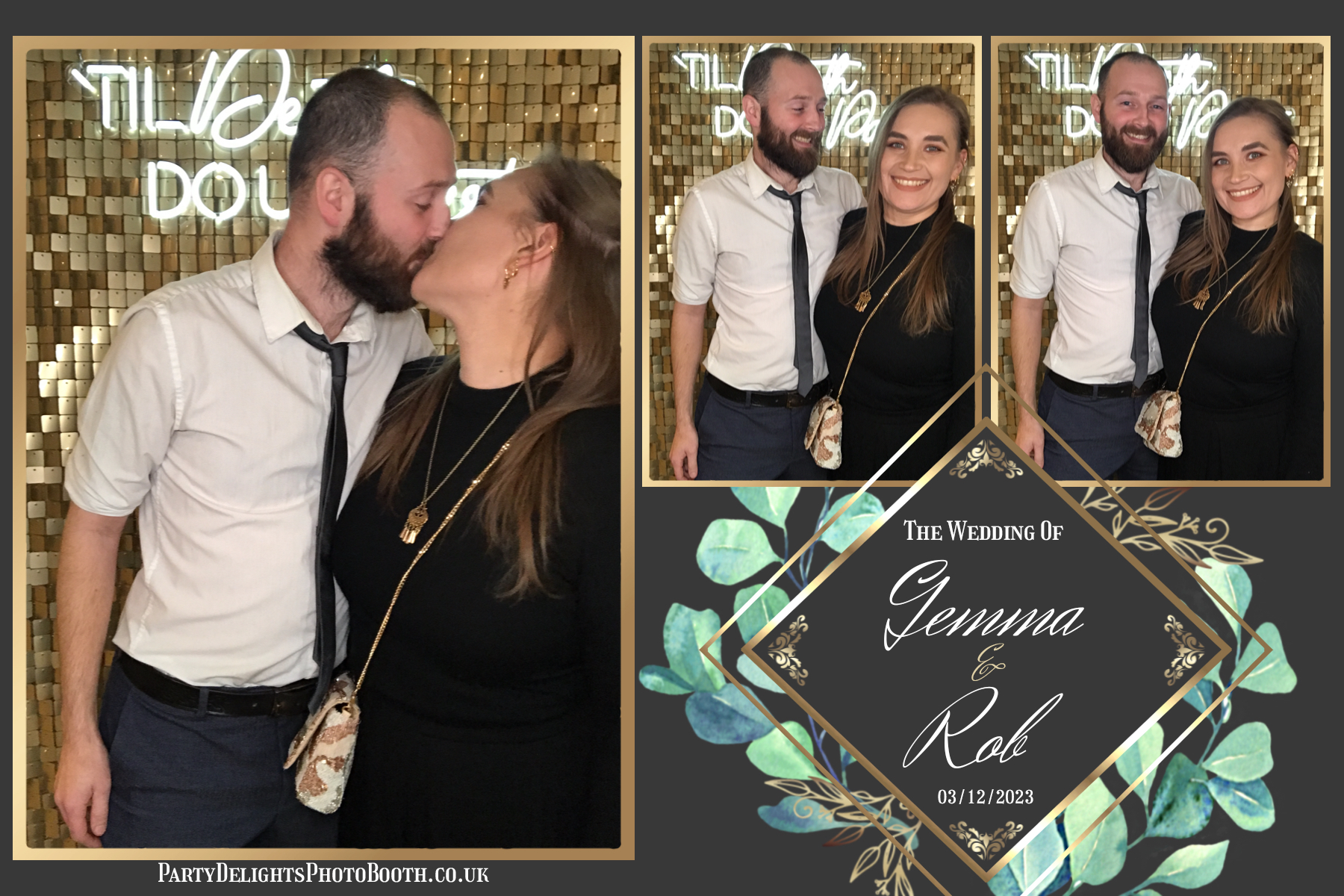 Rob and Gemma’s Wedding | View more photos from the event at gallery.partydelightsphotobooth.co.uk/u/PartyDelightsPhotoBooth/Rob-and-Gemma’s-Wedding