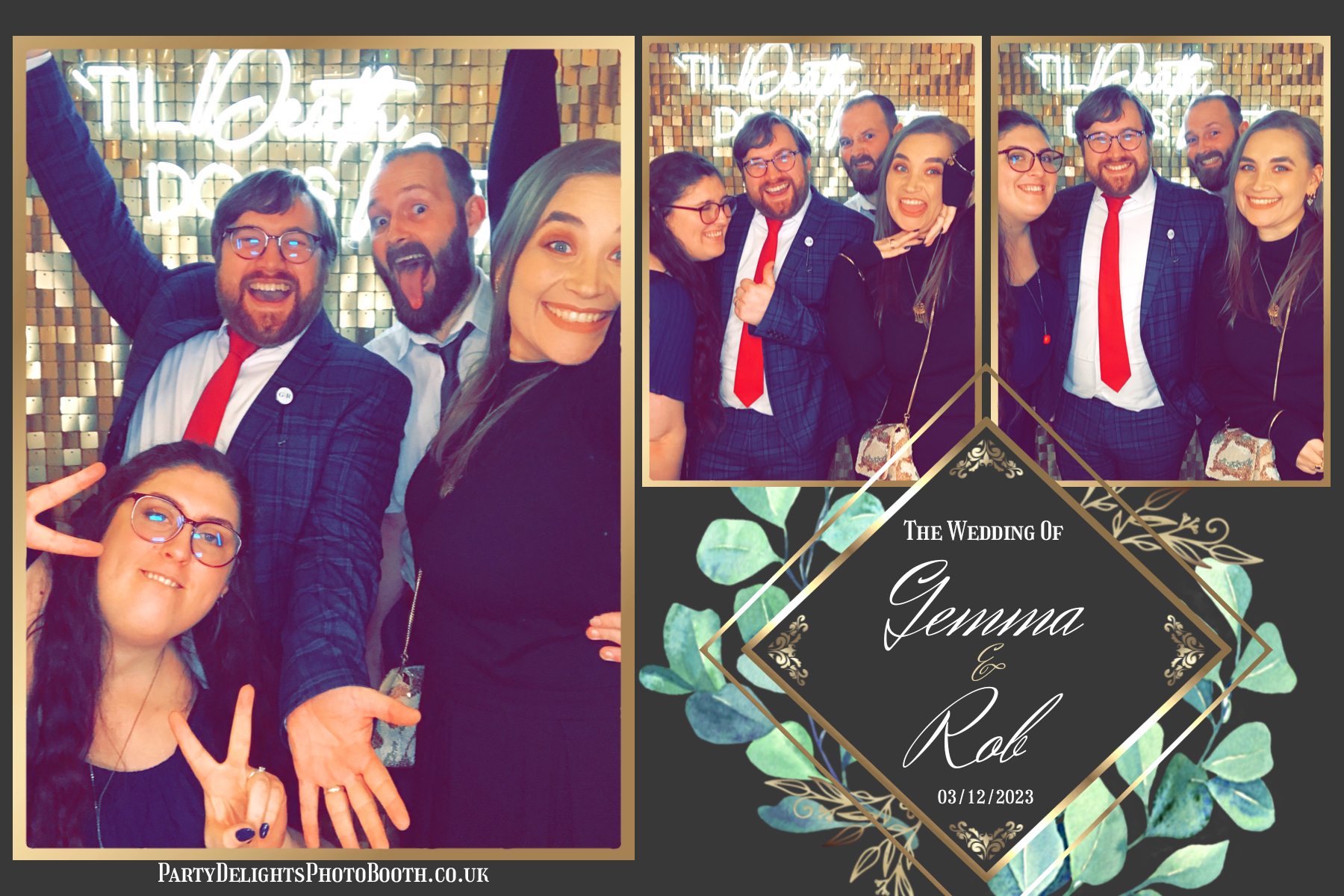 Rob and Gemma’s Wedding | View more photos from the event at gallery.partydelightsphotobooth.co.uk/u/PartyDelightsPhotoBooth/Rob-and-Gemma’s-Wedding
