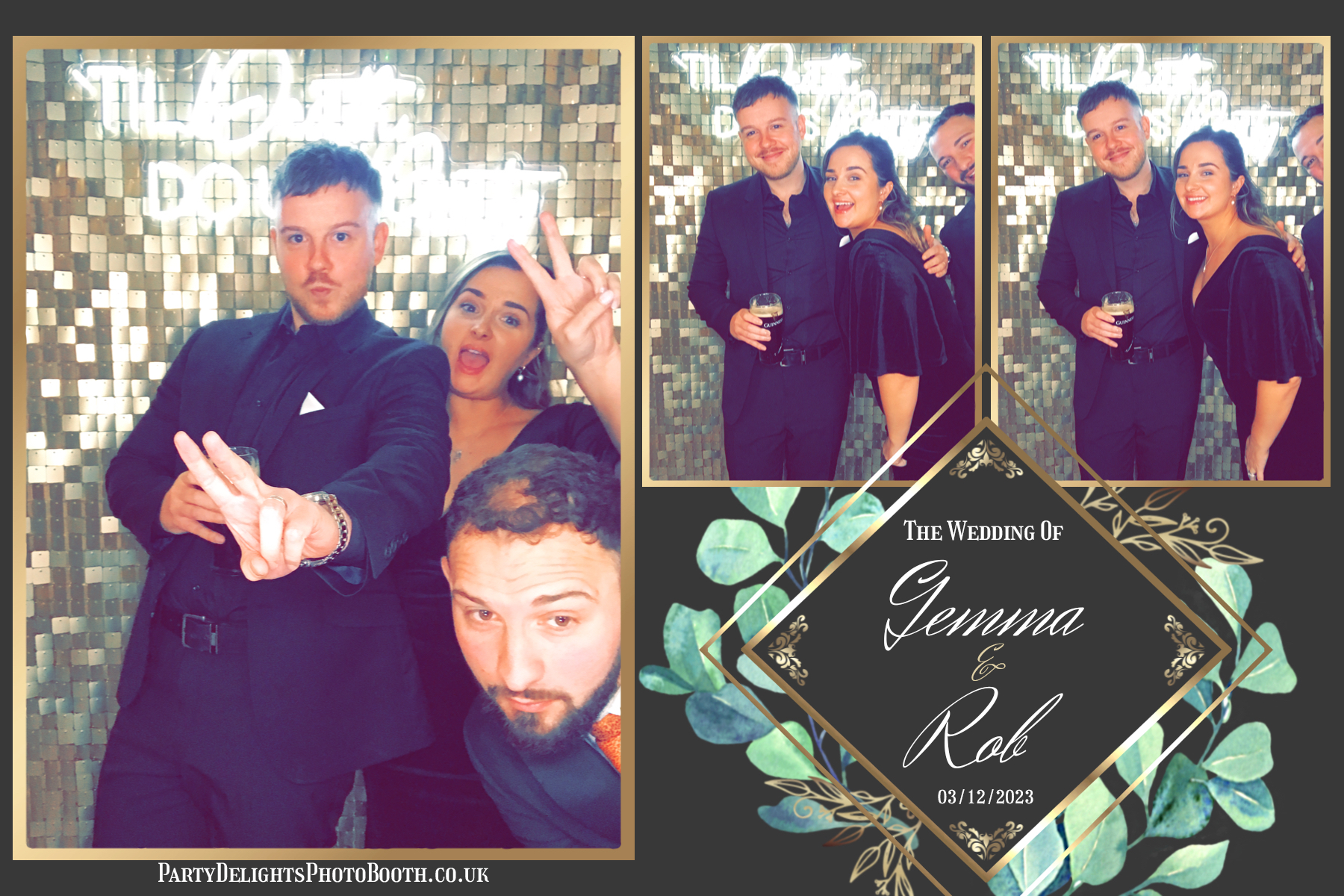 Rob and Gemma’s Wedding | View more photos from the event at gallery.partydelightsphotobooth.co.uk/u/PartyDelightsPhotoBooth/Rob-and-Gemma’s-Wedding