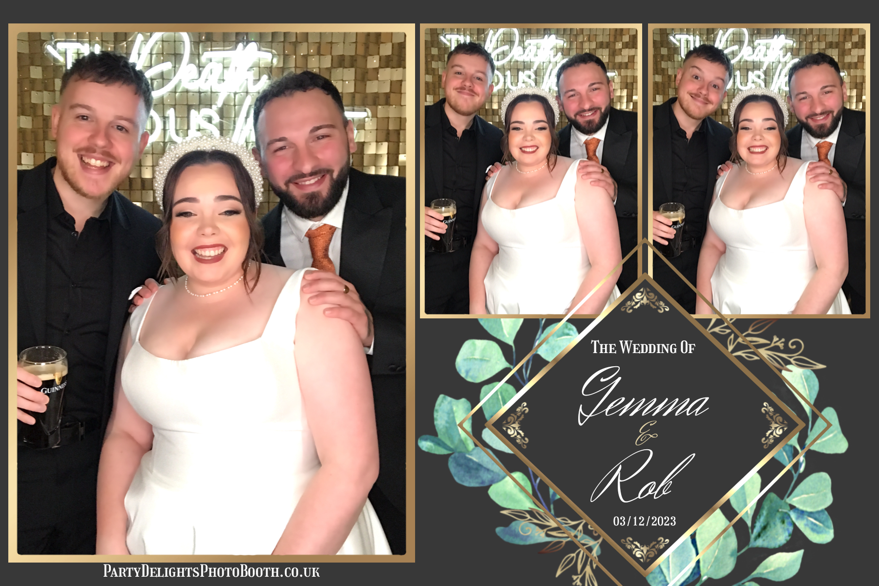 Rob and Gemma’s Wedding | View more photos from the event at gallery.partydelightsphotobooth.co.uk/u/PartyDelightsPhotoBooth/Rob-and-Gemma’s-Wedding
