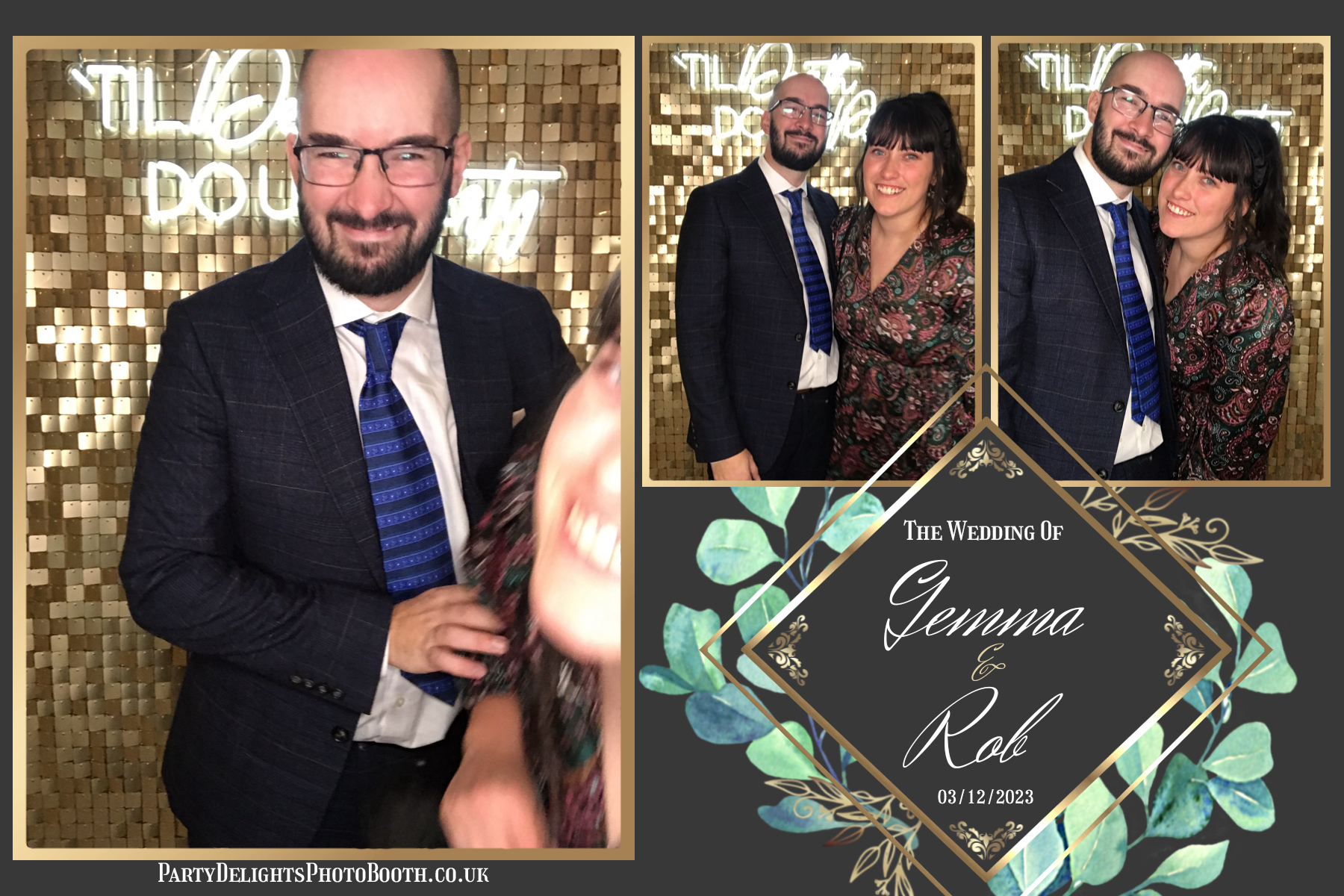 Rob and Gemma’s Wedding | View more photos from the event at gallery.partydelightsphotobooth.co.uk/u/PartyDelightsPhotoBooth/Rob-and-Gemma’s-Wedding