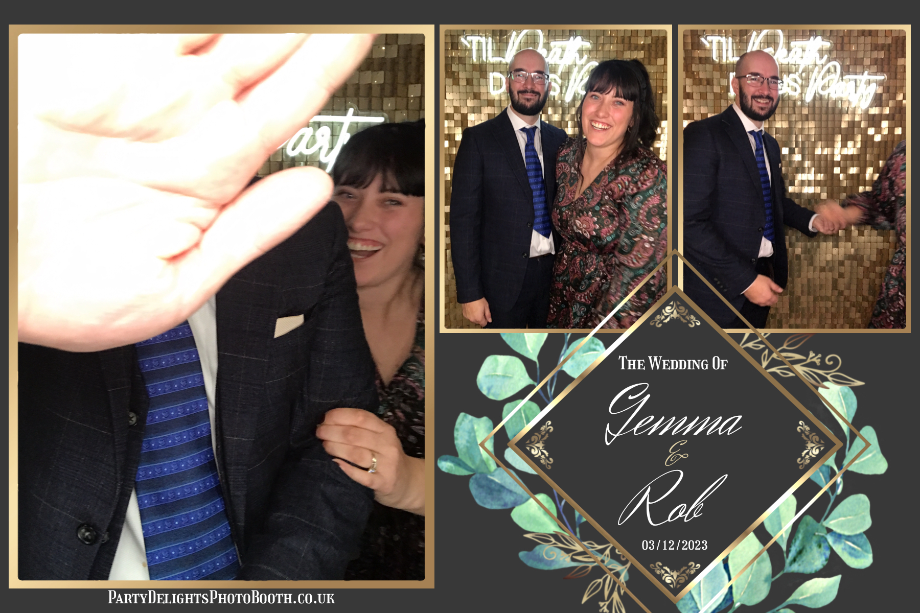 Rob and Gemma’s Wedding | View more photos from the event at gallery.partydelightsphotobooth.co.uk/u/PartyDelightsPhotoBooth/Rob-and-Gemma’s-Wedding