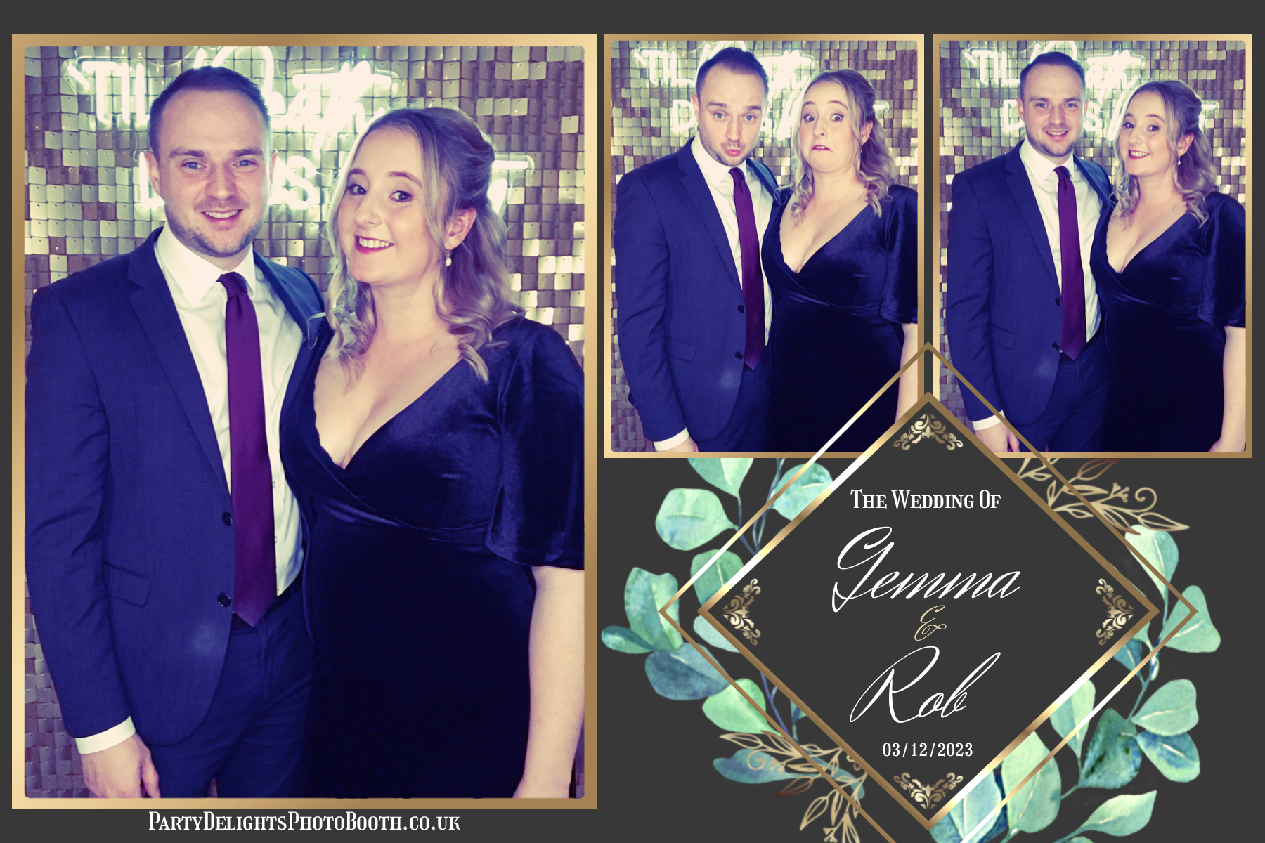 Rob and Gemma’s Wedding | View more photos from the event at gallery.partydelightsphotobooth.co.uk/u/PartyDelightsPhotoBooth/Rob-and-Gemma’s-Wedding