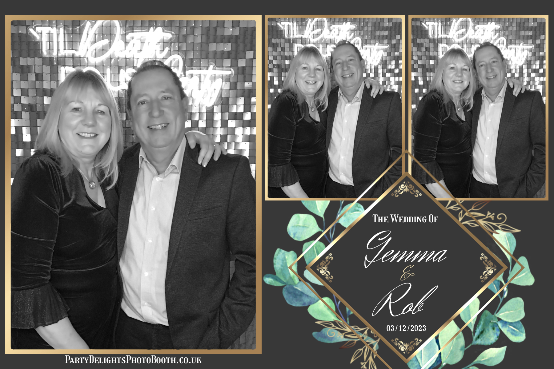 Rob and Gemma’s Wedding | View more photos from the event at gallery.partydelightsphotobooth.co.uk/u/PartyDelightsPhotoBooth/Rob-and-Gemma’s-Wedding