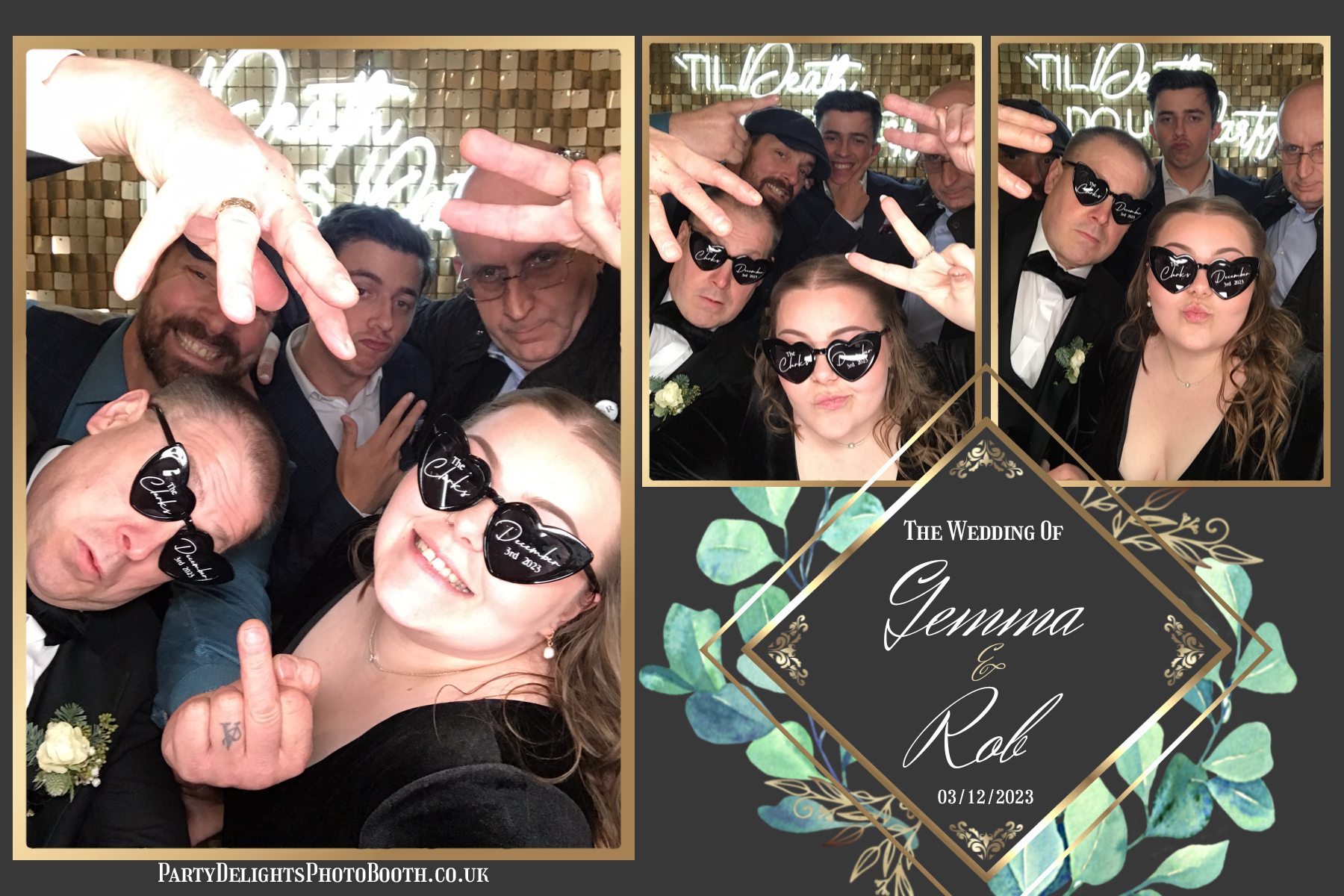 Rob and Gemma’s Wedding | View more photos from the event at gallery.partydelightsphotobooth.co.uk/u/PartyDelightsPhotoBooth/Rob-and-Gemma’s-Wedding