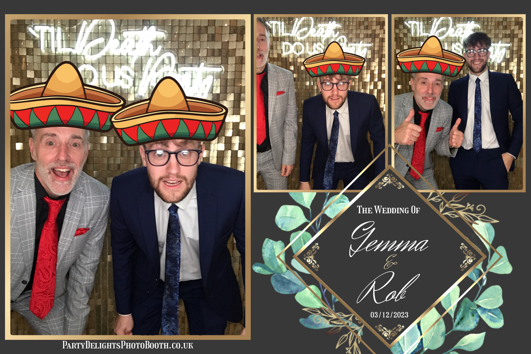 Rob and Gemma’s Wedding | View more photos from the event at gallery.partydelightsphotobooth.co.uk/u/PartyDelightsPhotoBooth/Rob-and-Gemma’s-Wedding