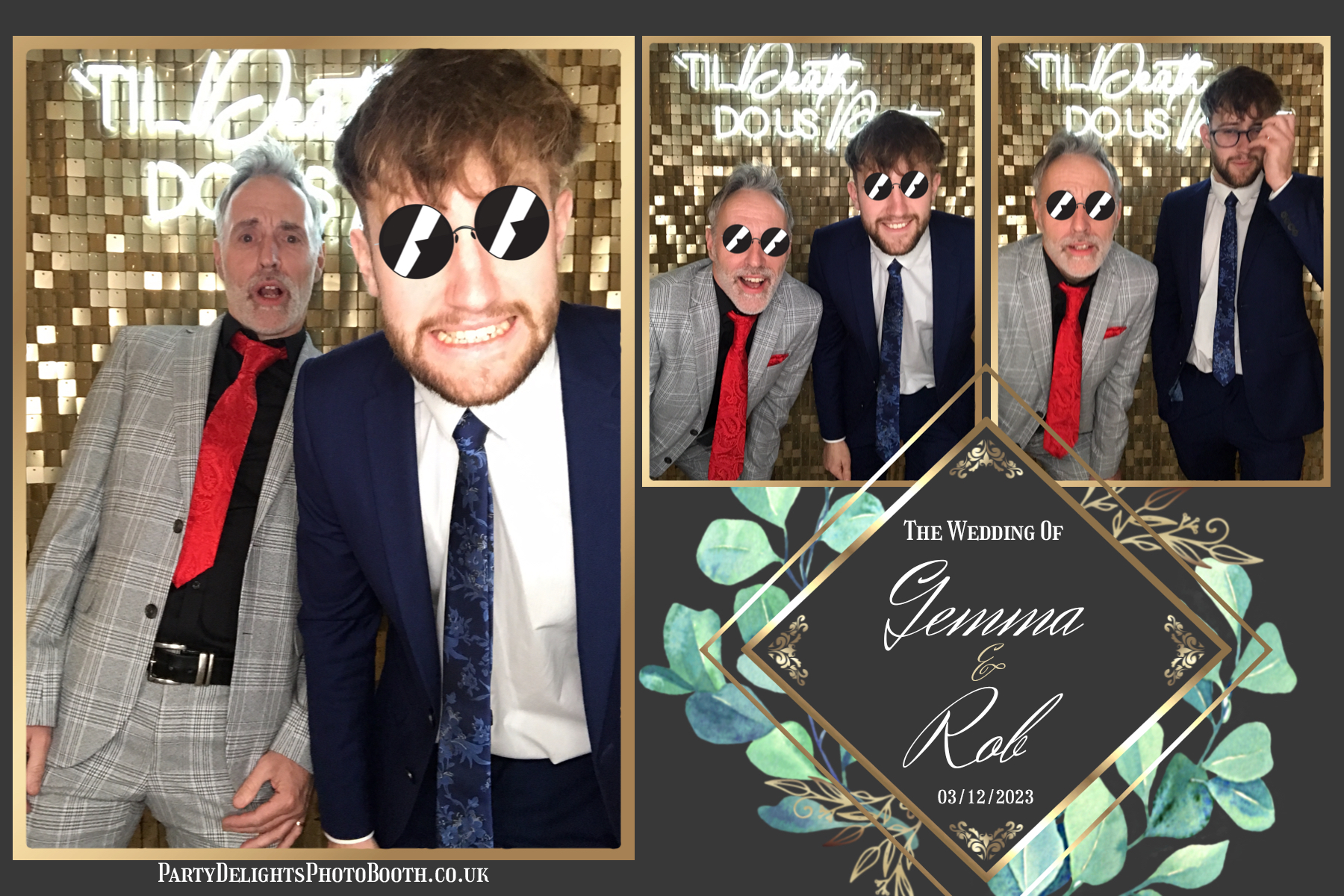 Rob and Gemma’s Wedding | View more photos from the event at gallery.partydelightsphotobooth.co.uk/u/PartyDelightsPhotoBooth/Rob-and-Gemma’s-Wedding