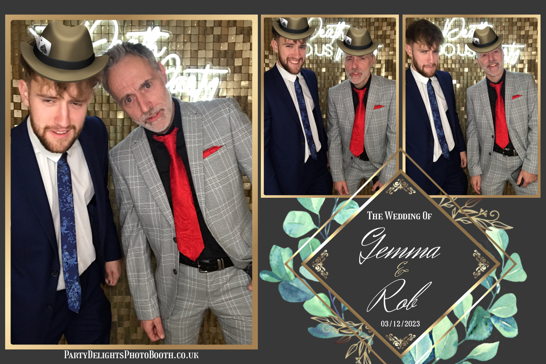Rob and Gemma’s Wedding | View more photos from the event at gallery.partydelightsphotobooth.co.uk/u/PartyDelightsPhotoBooth/Rob-and-Gemma’s-Wedding