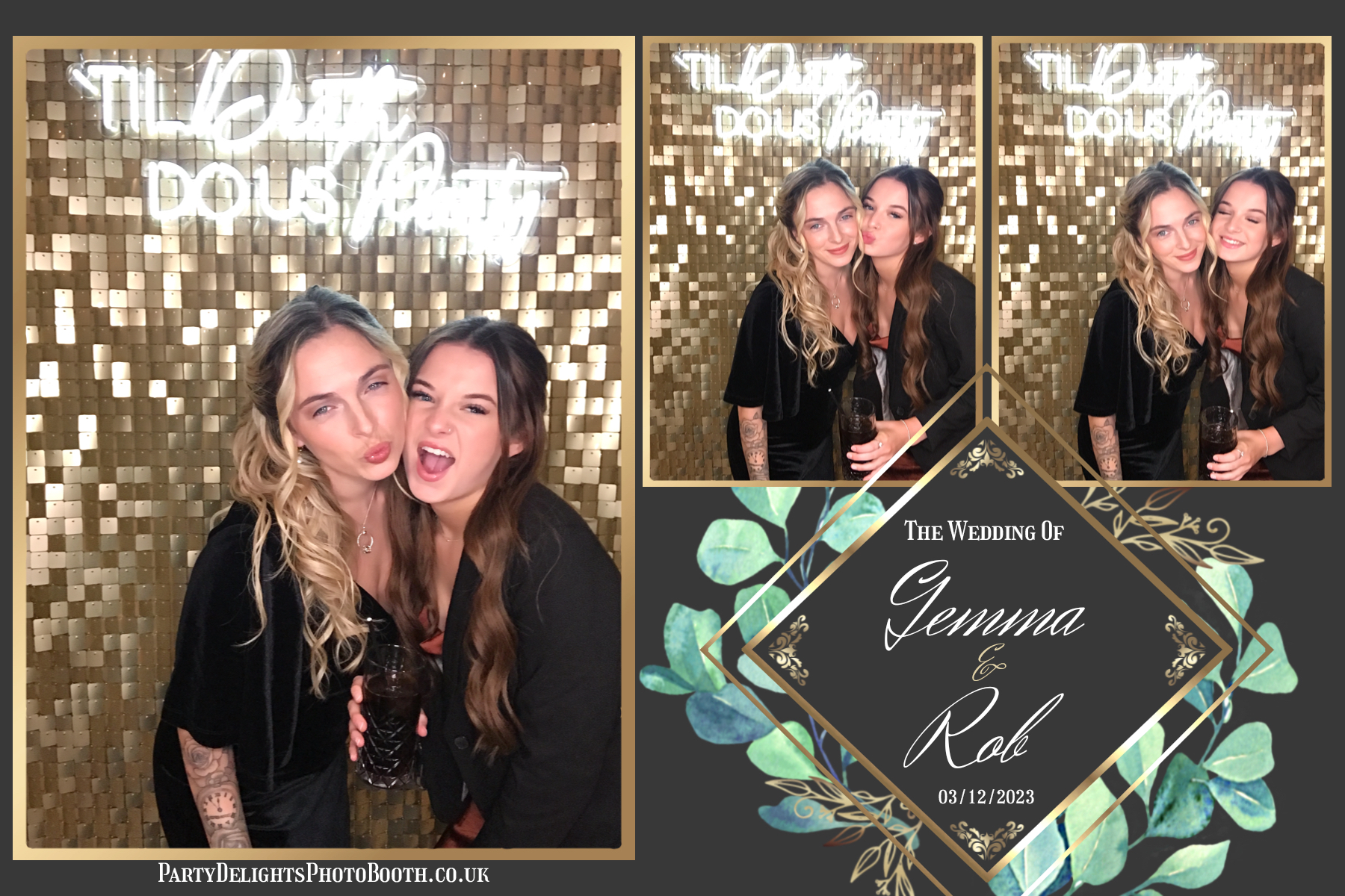 Rob and Gemma’s Wedding | View more photos from the event at gallery.partydelightsphotobooth.co.uk/u/PartyDelightsPhotoBooth/Rob-and-Gemma’s-Wedding