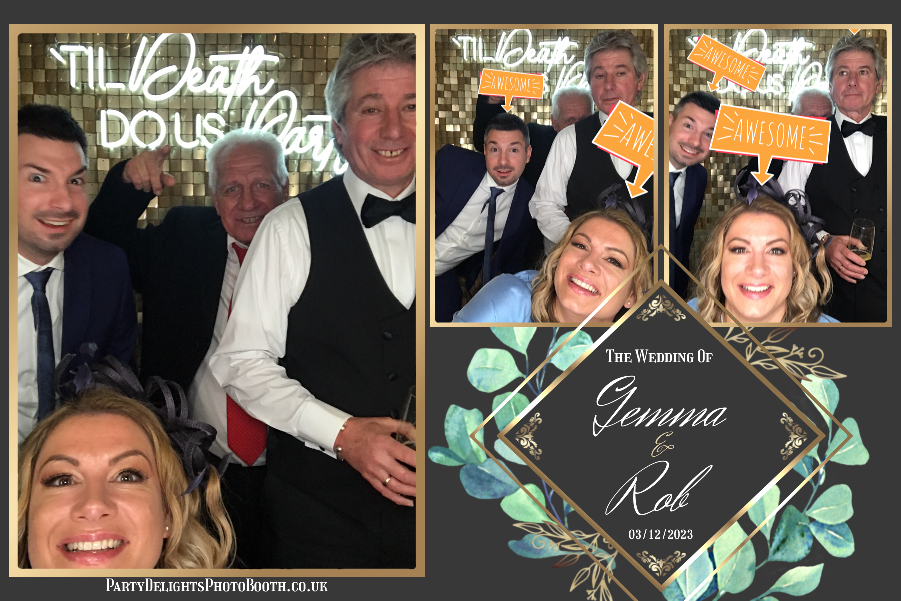 Rob and Gemma’s Wedding | View more photos from the event at gallery.partydelightsphotobooth.co.uk/u/PartyDelightsPhotoBooth/Rob-and-Gemma’s-Wedding