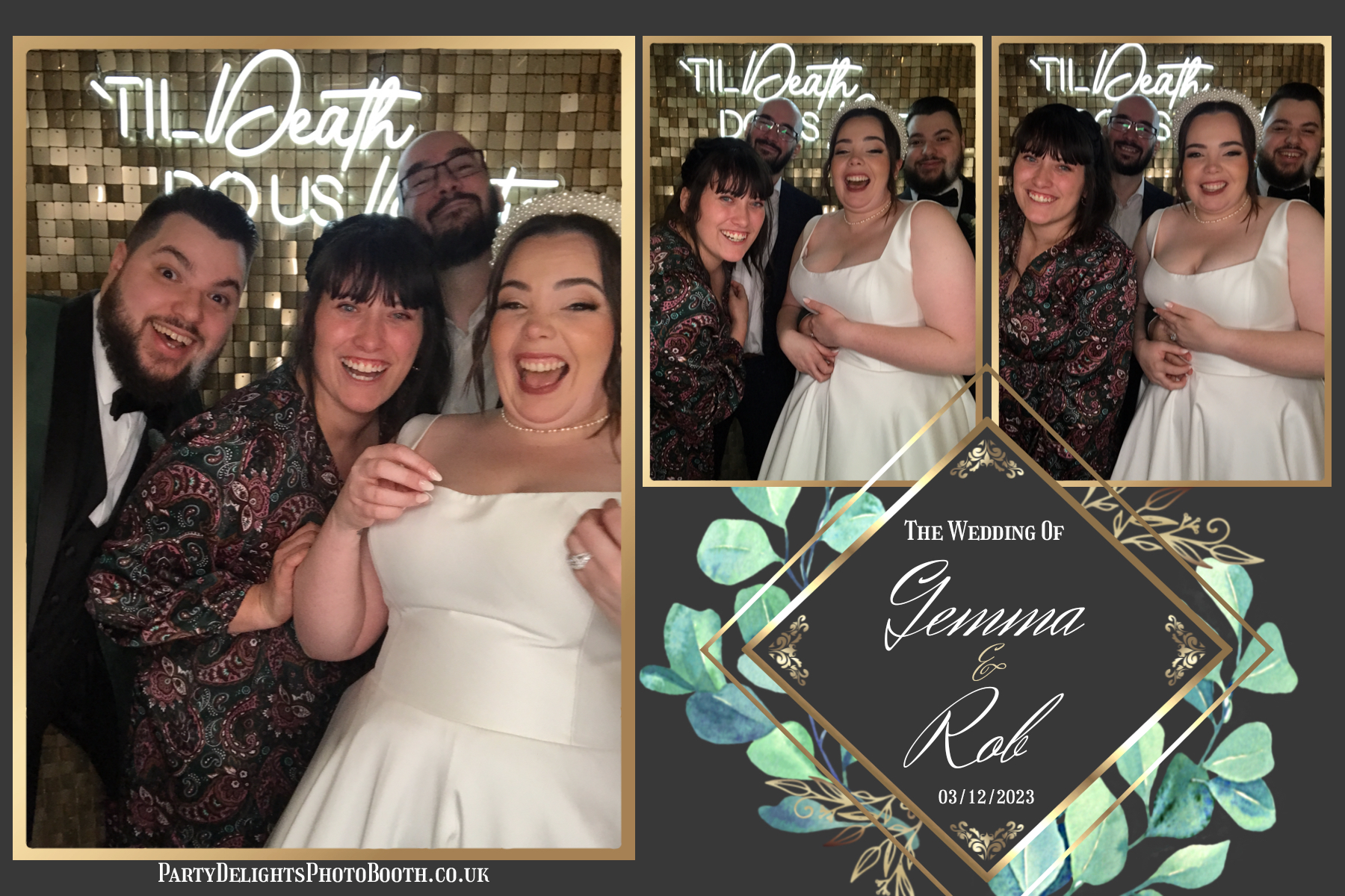 Rob and Gemma’s Wedding | View more photos from the event at gallery.partydelightsphotobooth.co.uk/u/PartyDelightsPhotoBooth/Rob-and-Gemma’s-Wedding