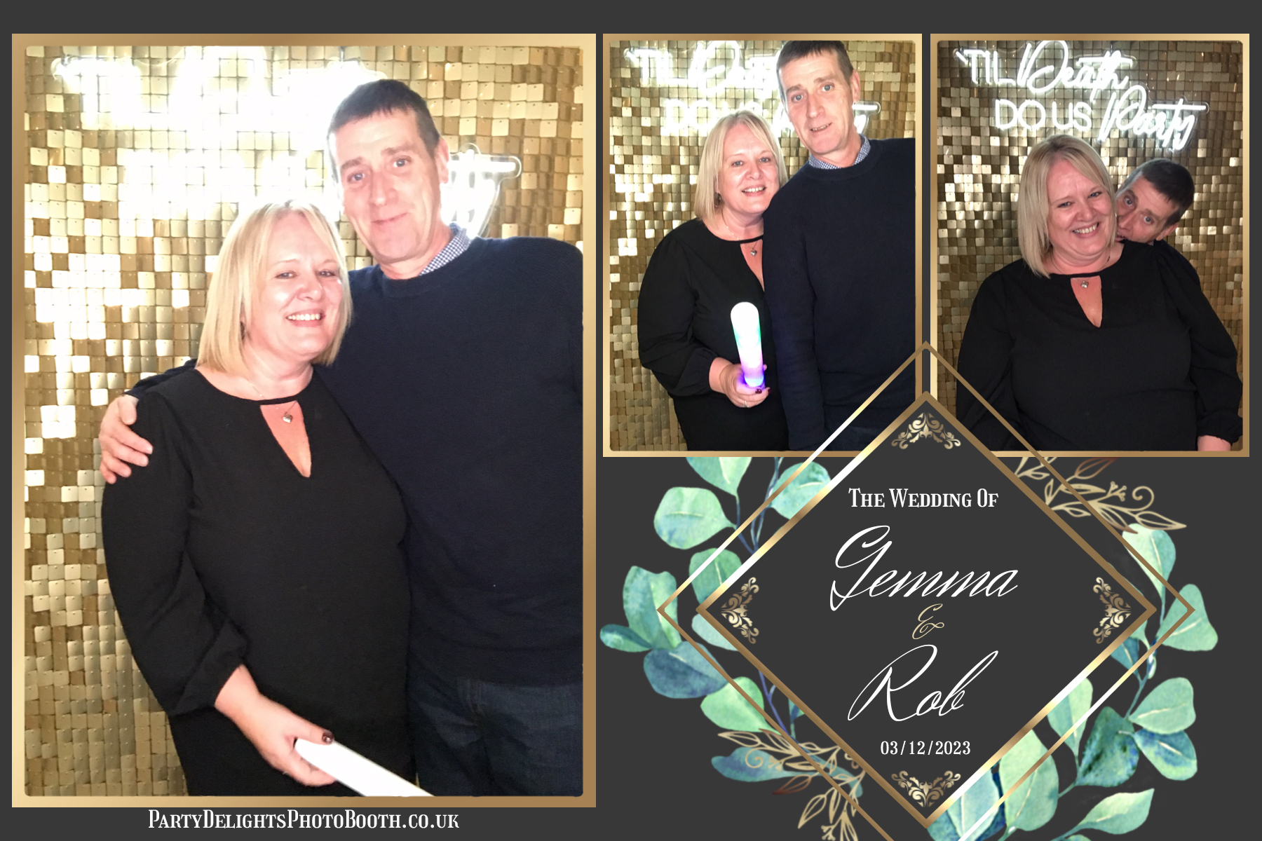 Rob and Gemma’s Wedding | View more photos from the event at gallery.partydelightsphotobooth.co.uk/u/PartyDelightsPhotoBooth/Rob-and-Gemma’s-Wedding