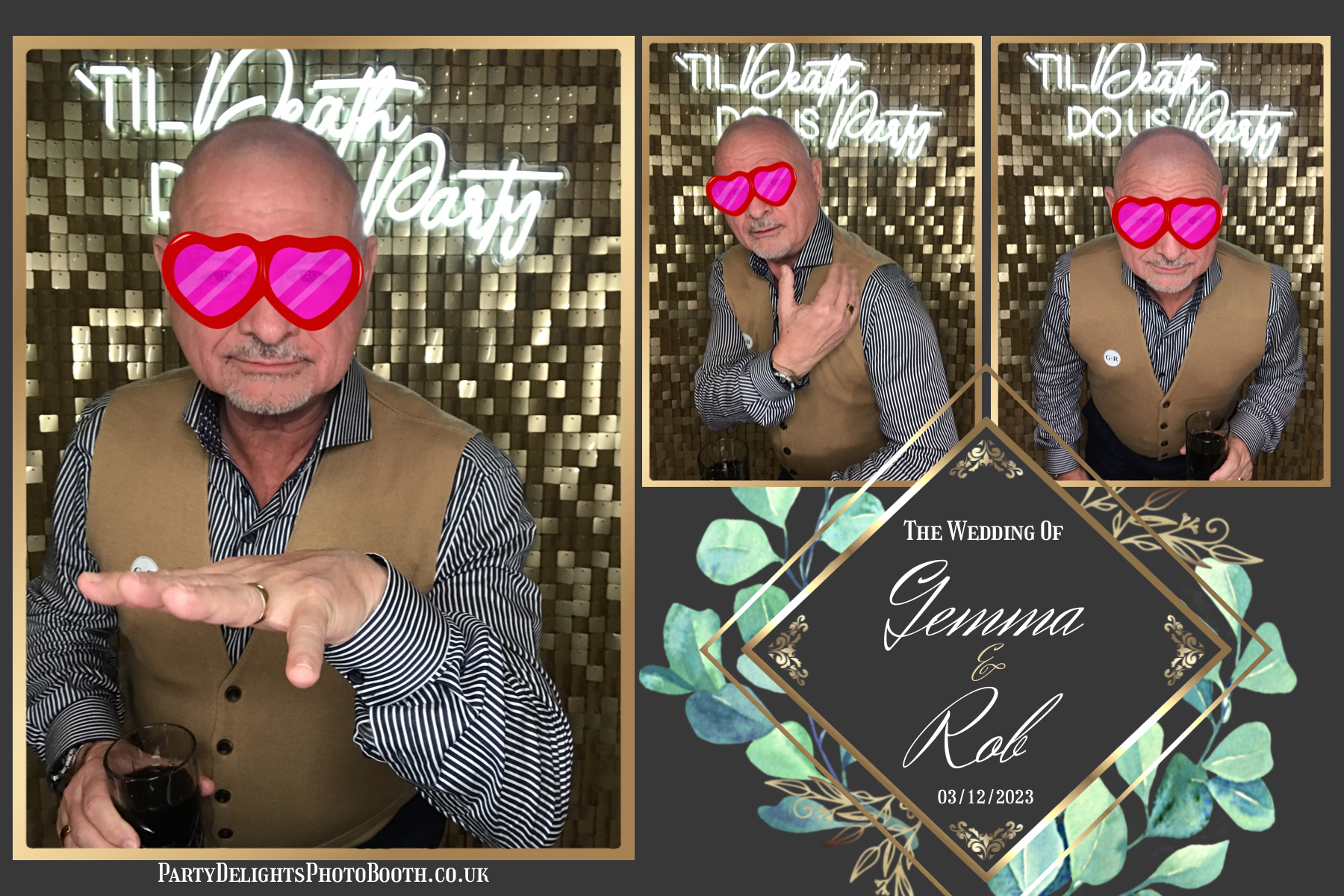 Rob and Gemma’s Wedding | View more photos from the event at gallery.partydelightsphotobooth.co.uk/u/PartyDelightsPhotoBooth/Rob-and-Gemma’s-Wedding