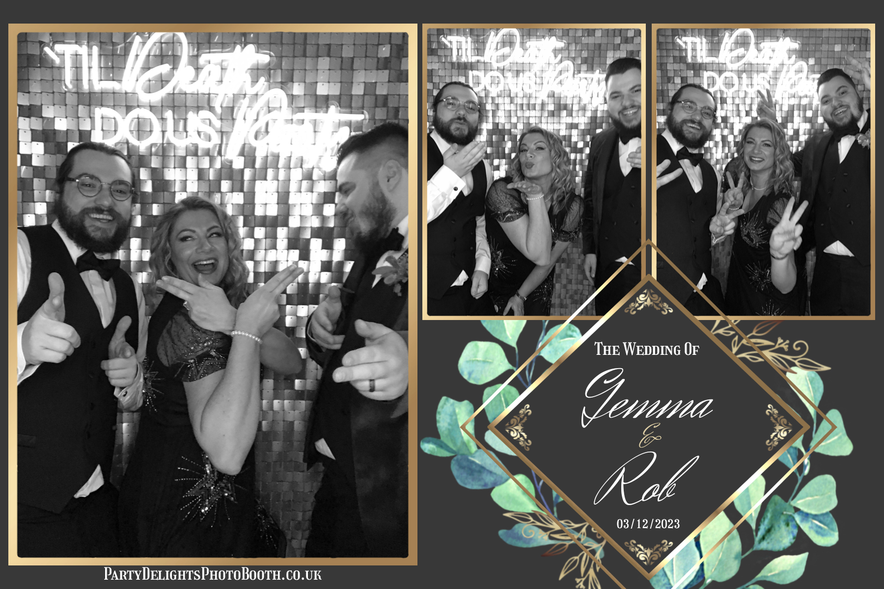 Rob and Gemma’s Wedding | View more photos from the event at gallery.partydelightsphotobooth.co.uk/u/PartyDelightsPhotoBooth/Rob-and-Gemma’s-Wedding