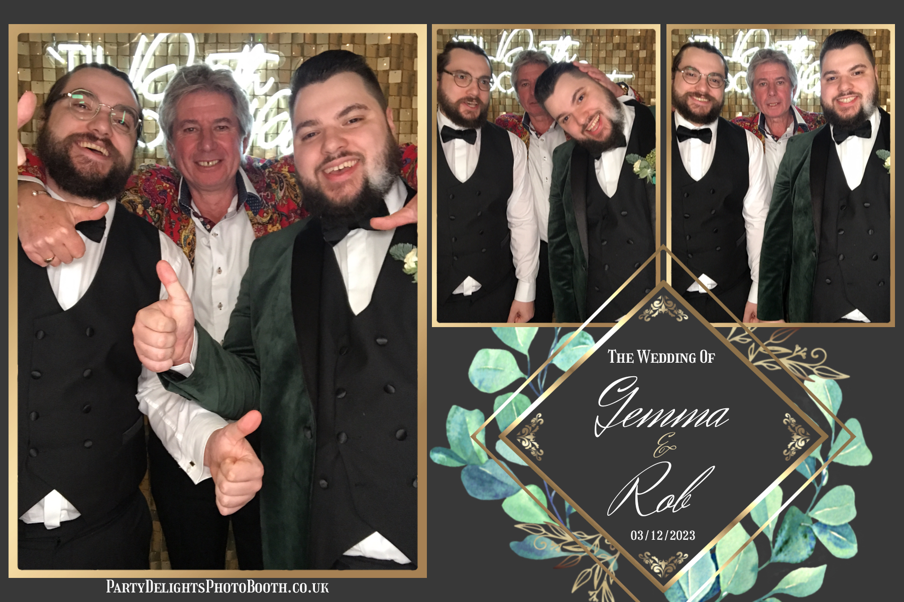 Rob and Gemma’s Wedding | View more photos from the event at gallery.partydelightsphotobooth.co.uk/u/PartyDelightsPhotoBooth/Rob-and-Gemma’s-Wedding