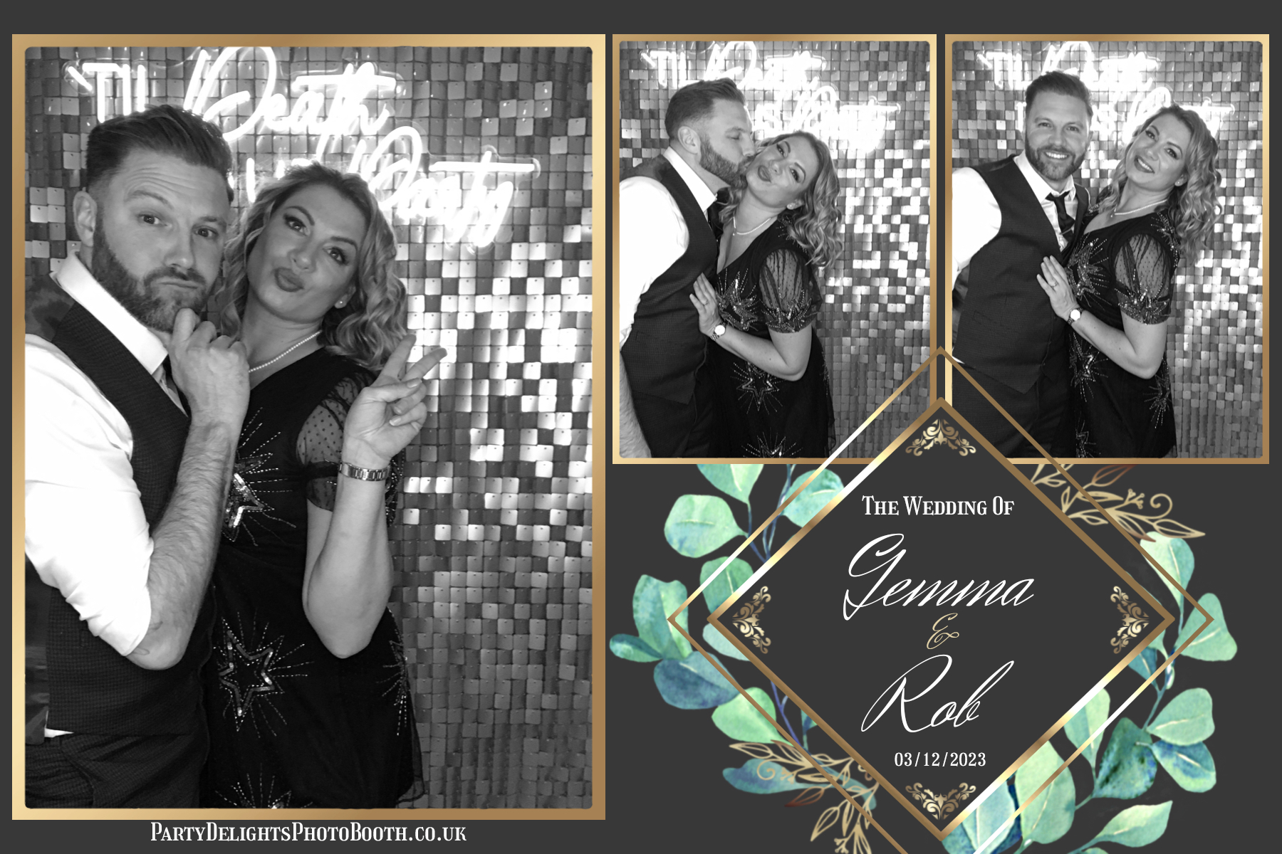 Rob and Gemma’s Wedding | View more photos from the event at gallery.partydelightsphotobooth.co.uk/u/PartyDelightsPhotoBooth/Rob-and-Gemma’s-Wedding