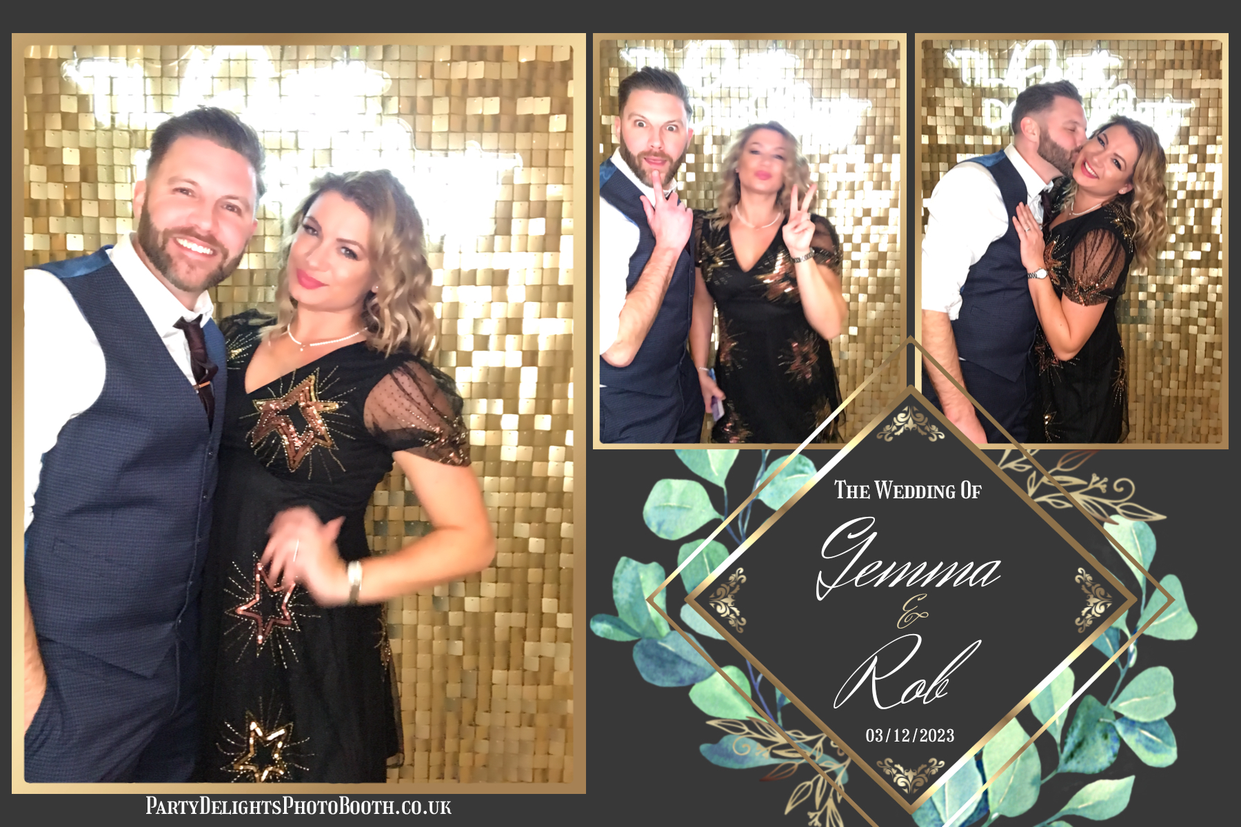 Rob and Gemma’s Wedding | View more photos from the event at gallery.partydelightsphotobooth.co.uk/u/PartyDelightsPhotoBooth/Rob-and-Gemma’s-Wedding