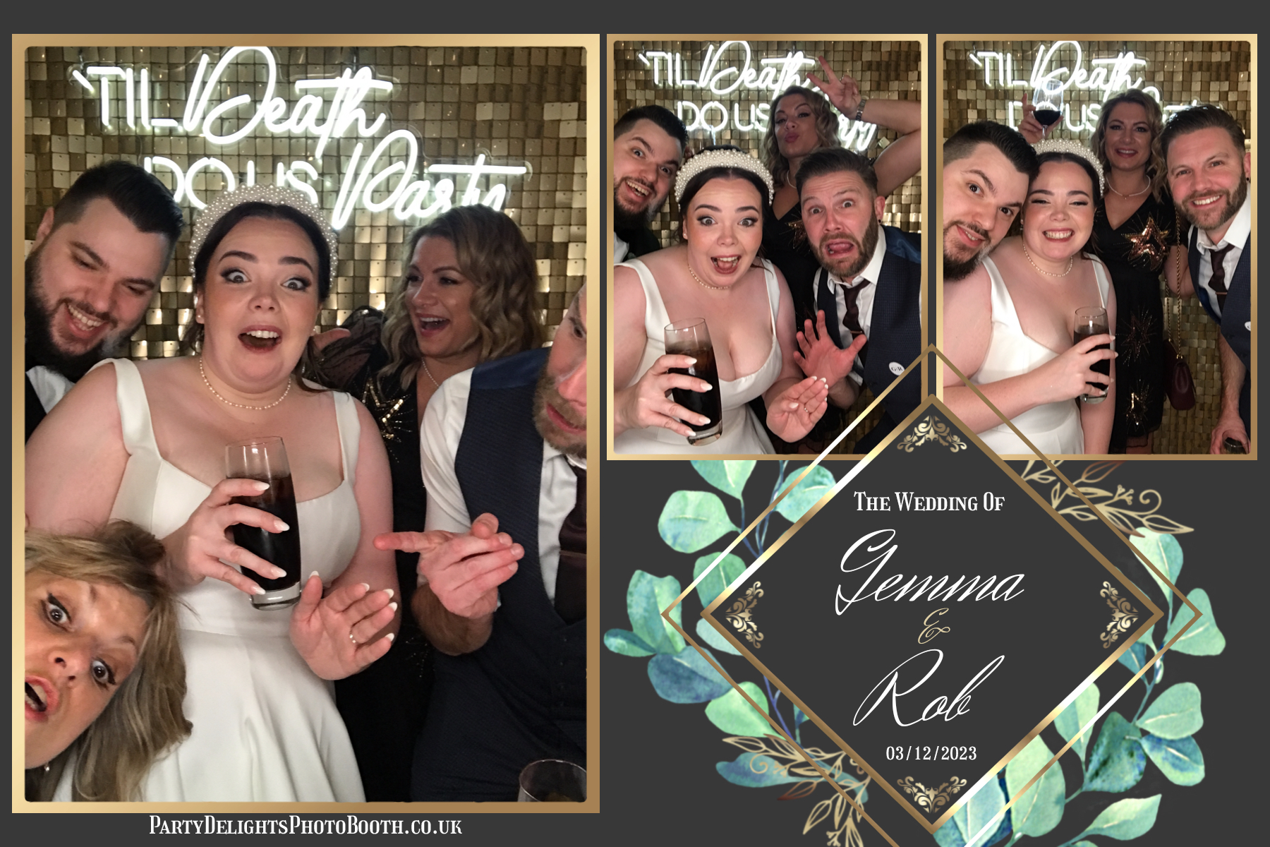 Rob and Gemma’s Wedding | View more photos from the event at gallery.partydelightsphotobooth.co.uk/u/PartyDelightsPhotoBooth/Rob-and-Gemma’s-Wedding