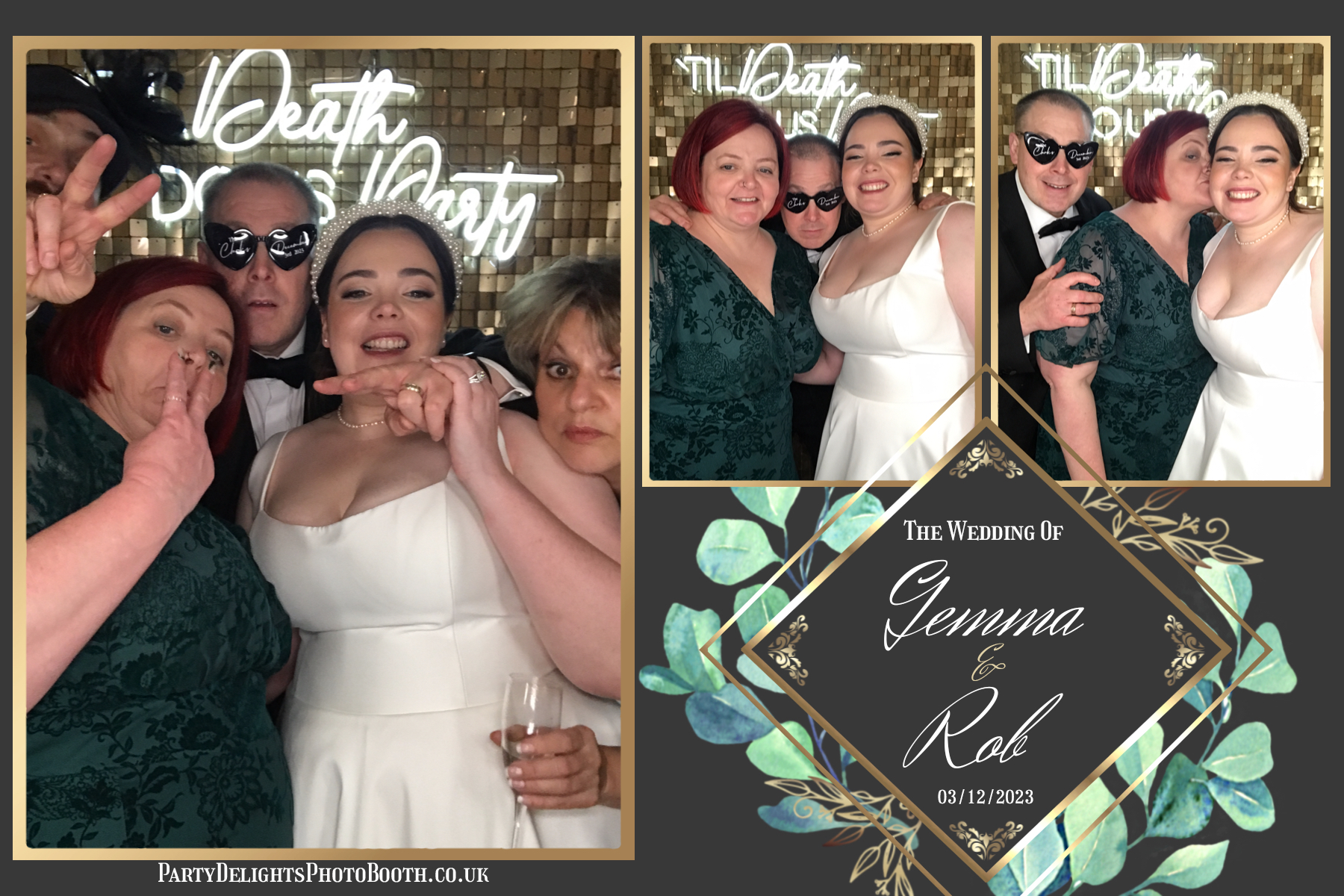 Rob and Gemma’s Wedding | View more photos from the event at gallery.partydelightsphotobooth.co.uk/u/PartyDelightsPhotoBooth/Rob-and-Gemma’s-Wedding