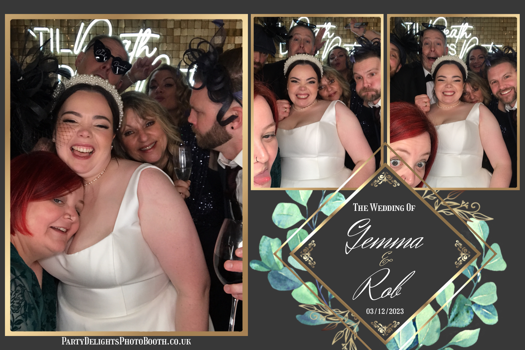 Rob and Gemma’s Wedding | View more photos from the event at gallery.partydelightsphotobooth.co.uk/u/PartyDelightsPhotoBooth/Rob-and-Gemma’s-Wedding
