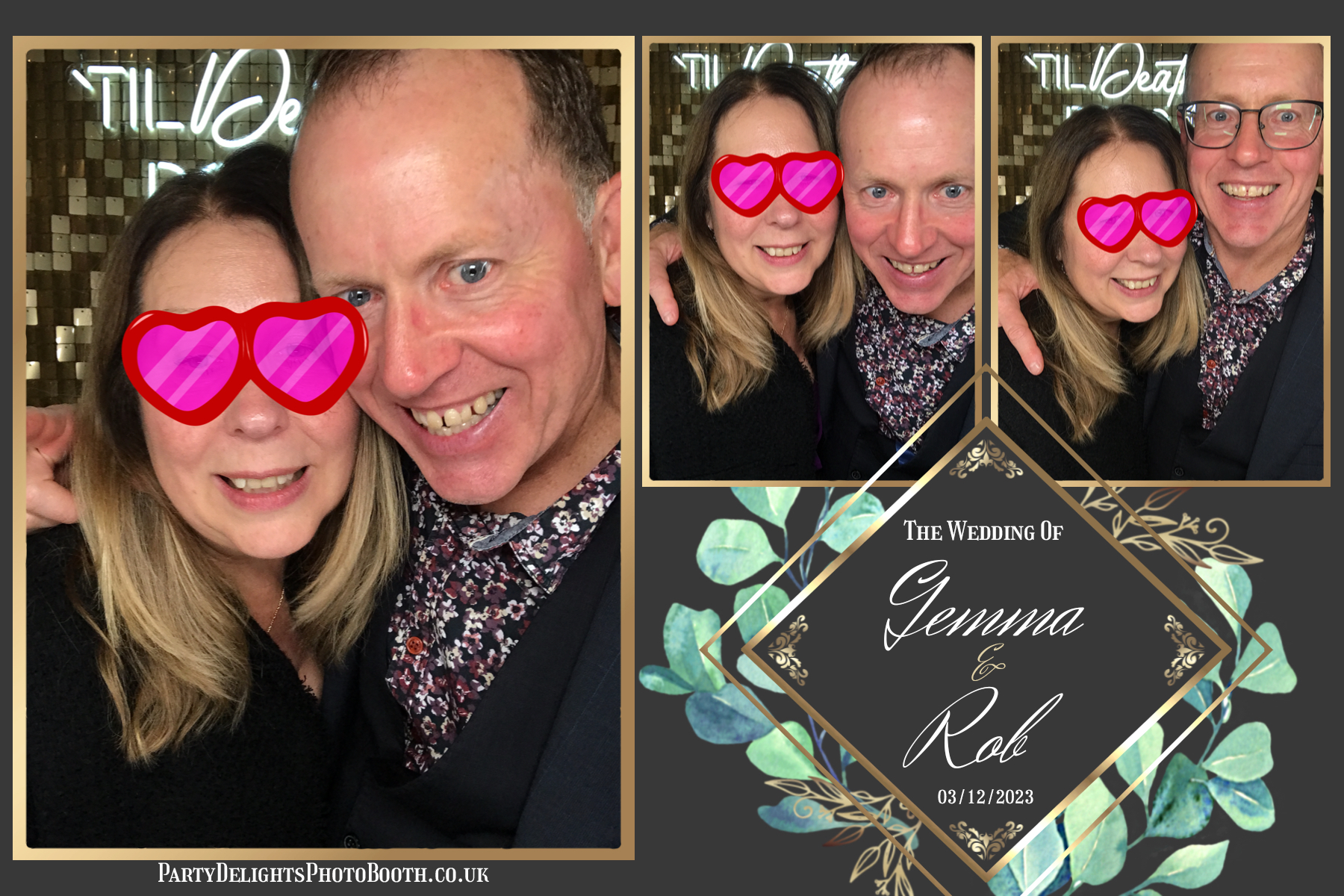 Rob and Gemma’s Wedding | View more photos from the event at gallery.partydelightsphotobooth.co.uk/u/PartyDelightsPhotoBooth/Rob-and-Gemma’s-Wedding