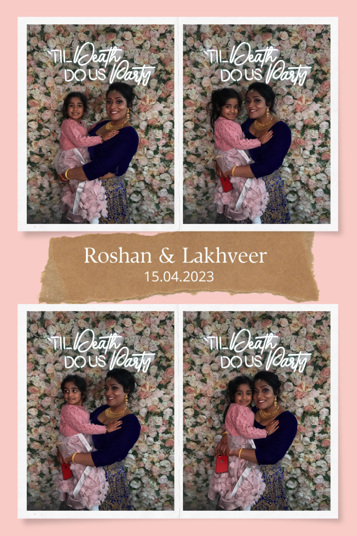 Roshan and Lakhveer's wedding | View more photos from the event at gallery.partydelightsphotobooth.co.uk/u/PartyDelightsPhotoBooth/Roshan-and-Lakhveers-wedding