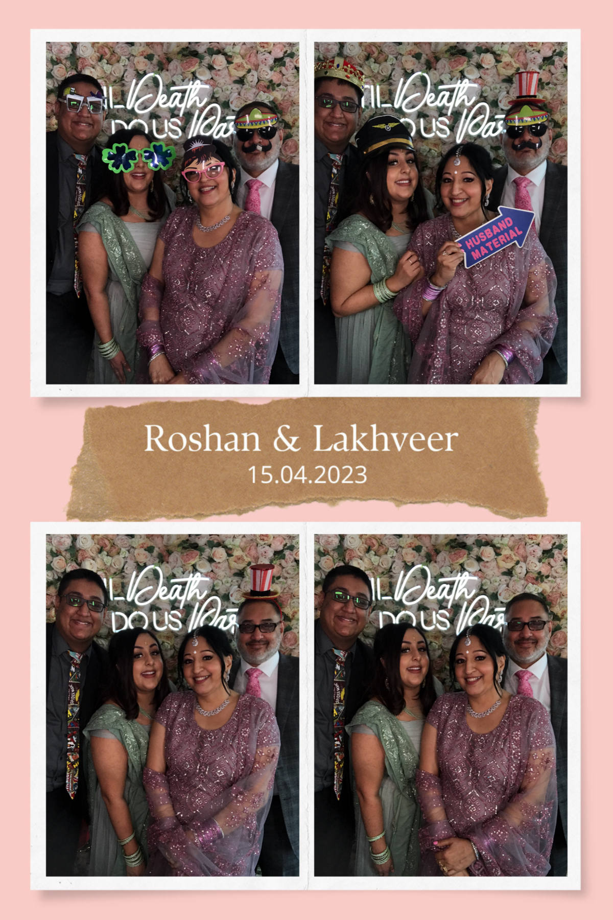 Roshan and Lakhveer's wedding | View more photos from the event at gallery.partydelightsphotobooth.co.uk/u/PartyDelightsPhotoBooth/Roshan-and-Lakhveers-wedding
