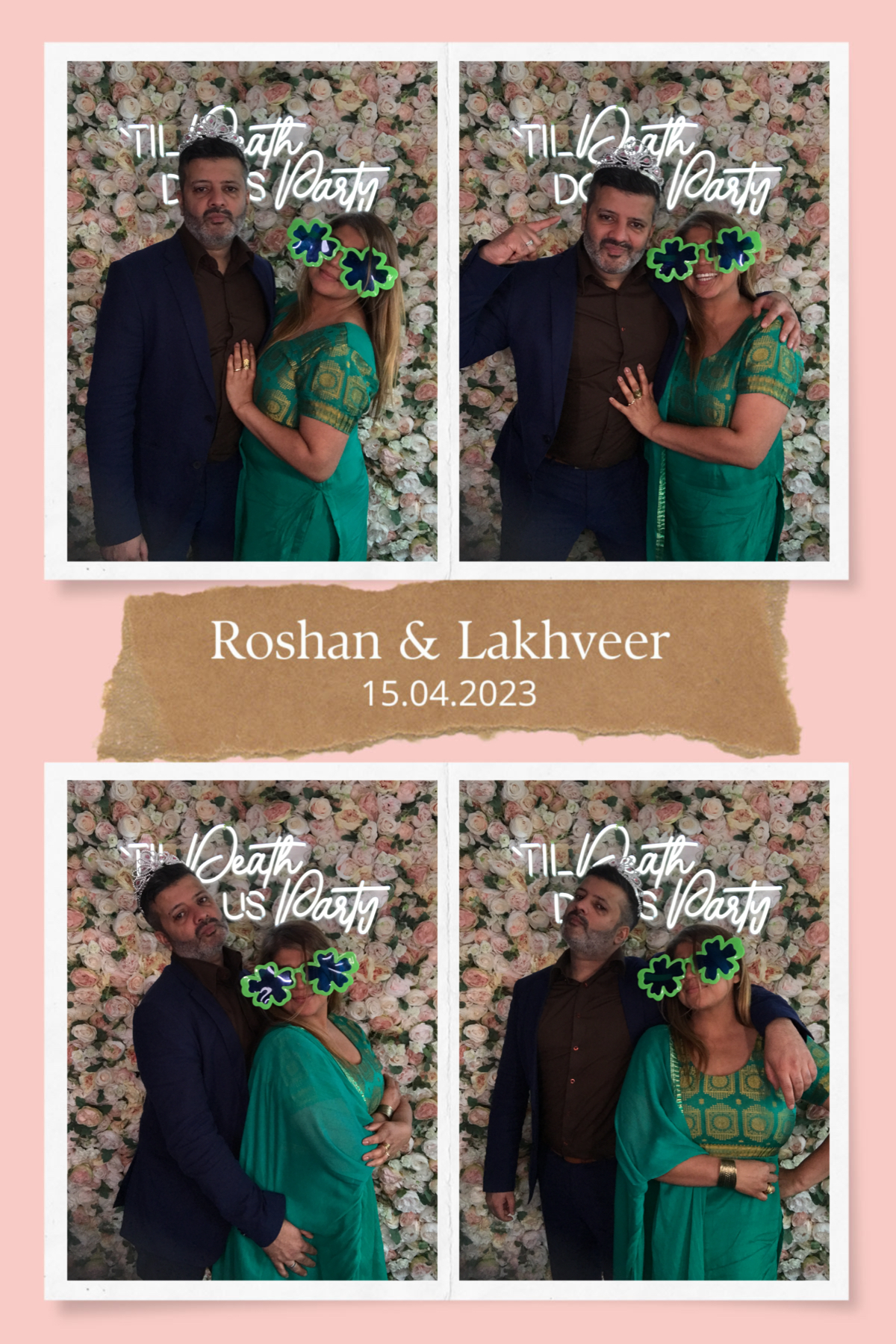 Roshan and Lakhveer's wedding | View more photos from the event at gallery.partydelightsphotobooth.co.uk/u/PartyDelightsPhotoBooth/Roshan-and-Lakhveers-wedding