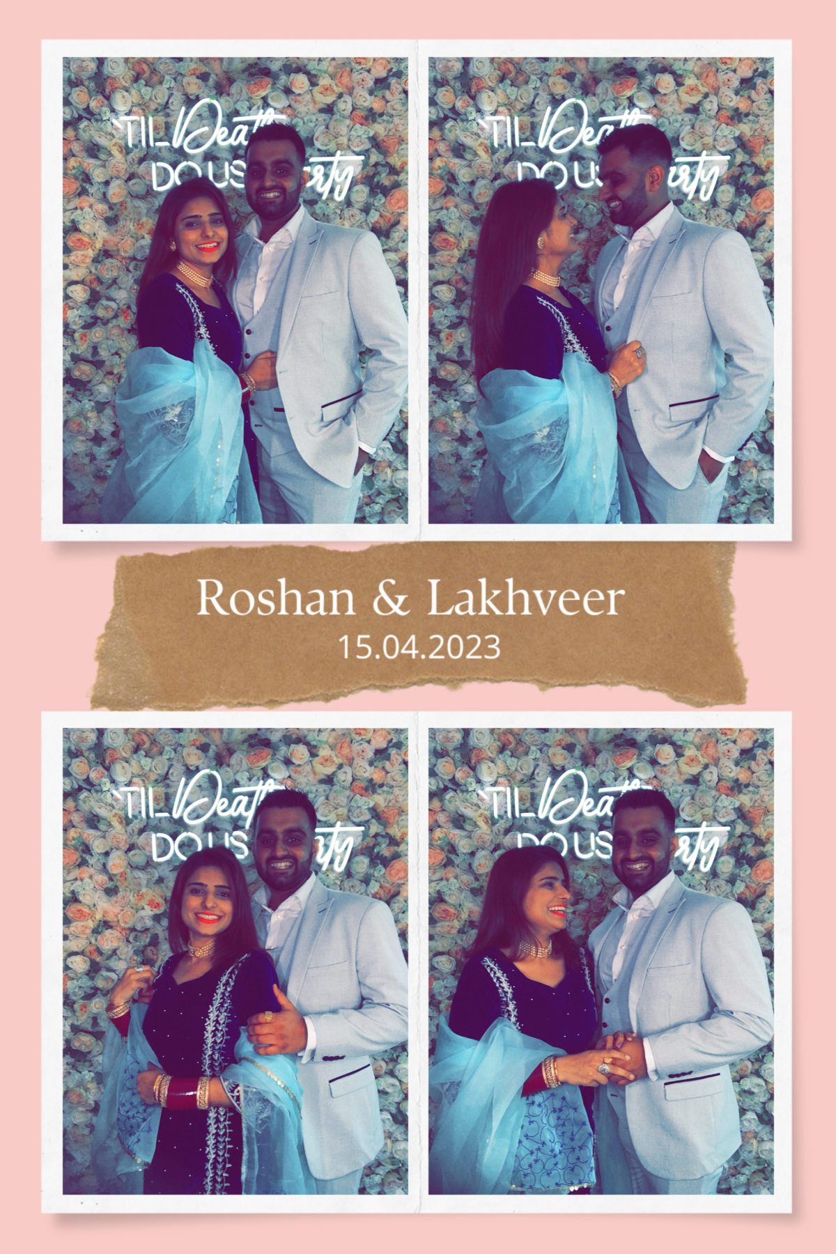 Roshan and Lakhveer's wedding | View more photos from the event at gallery.partydelightsphotobooth.co.uk/u/PartyDelightsPhotoBooth/Roshan-and-Lakhveers-wedding