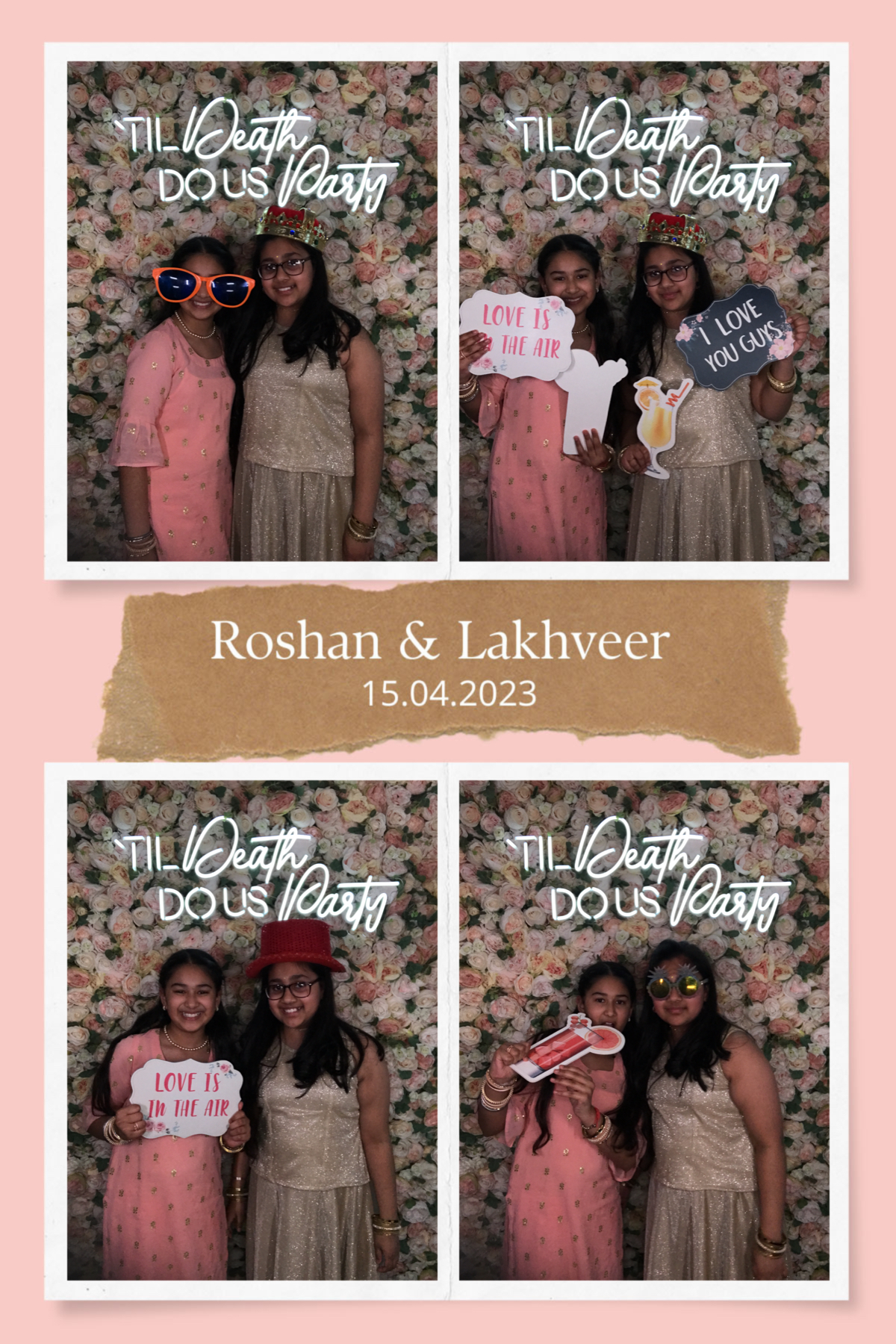 Roshan and Lakhveer's wedding | View more photos from the event at gallery.partydelightsphotobooth.co.uk/u/PartyDelightsPhotoBooth/Roshan-and-Lakhveers-wedding
