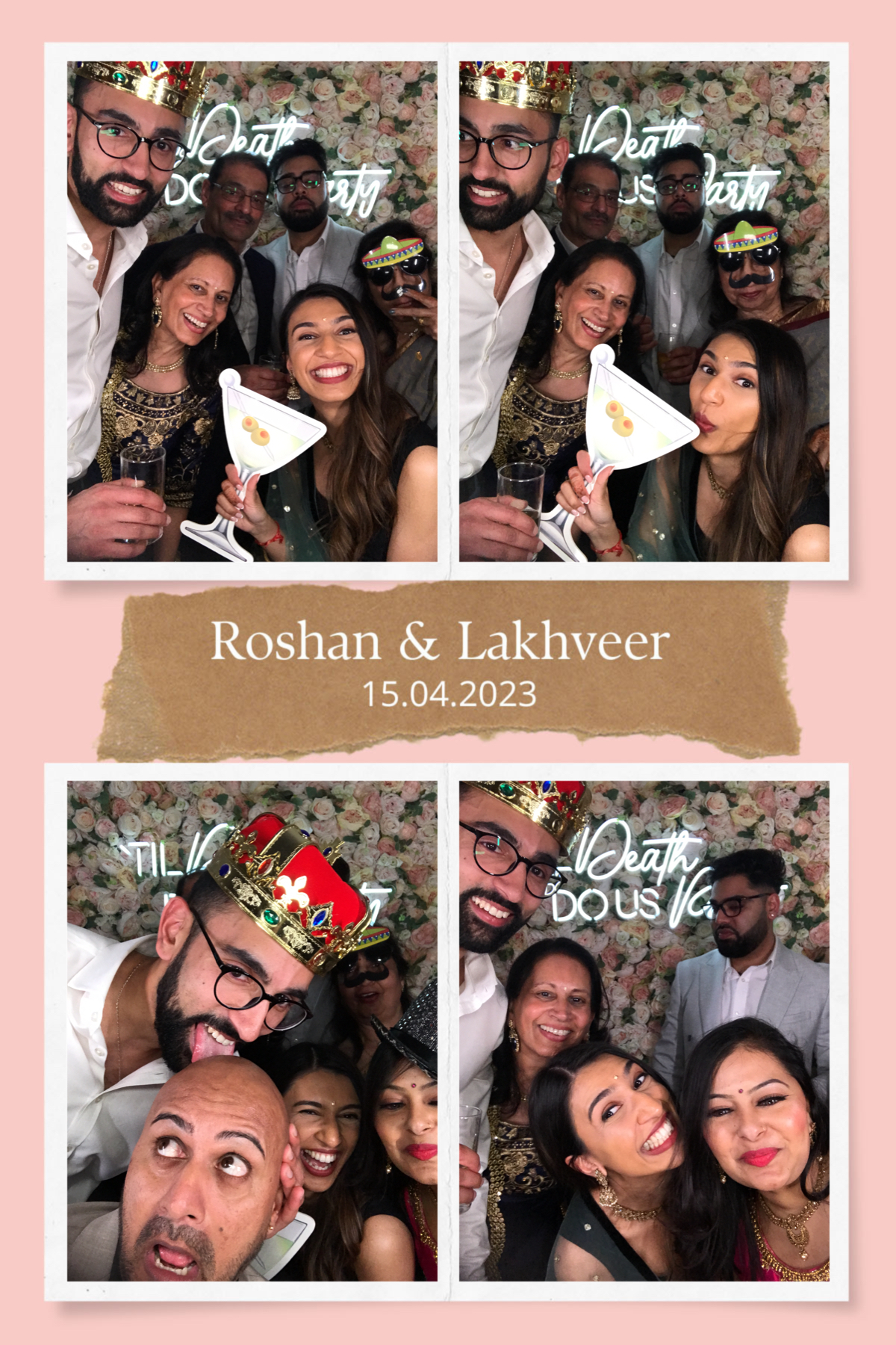 Roshan and Lakhveer's wedding | View more photos from the event at gallery.partydelightsphotobooth.co.uk/u/PartyDelightsPhotoBooth/Roshan-and-Lakhveers-wedding