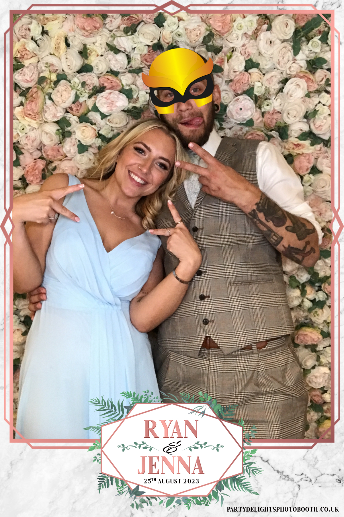 Ryan & Jenna's Wedding Day | View more photos from the event at gallery.partydelightsphotobooth.co.uk/u/PartyDelightsPhotoBooth/Ryan-Jennas-Wedding-Day