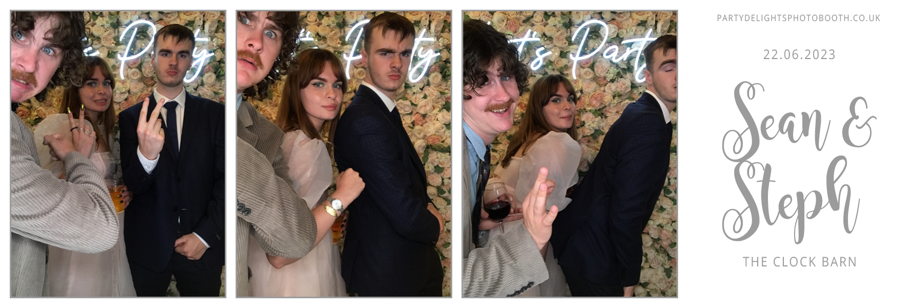 Sean & Steph’s Wedding | View more photos from the event at gallery.partydelightsphotobooth.co.uk/u/PartyDelightsPhotoBooth/Sean-Steph’s-Wedding