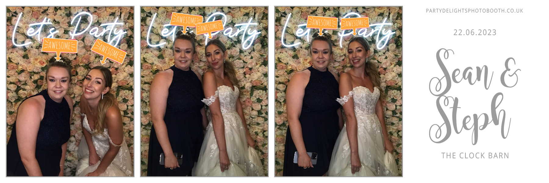 Sean & Steph’s Wedding | View more photos from the event at gallery.partydelightsphotobooth.co.uk/u/PartyDelightsPhotoBooth/Sean-Steph’s-Wedding