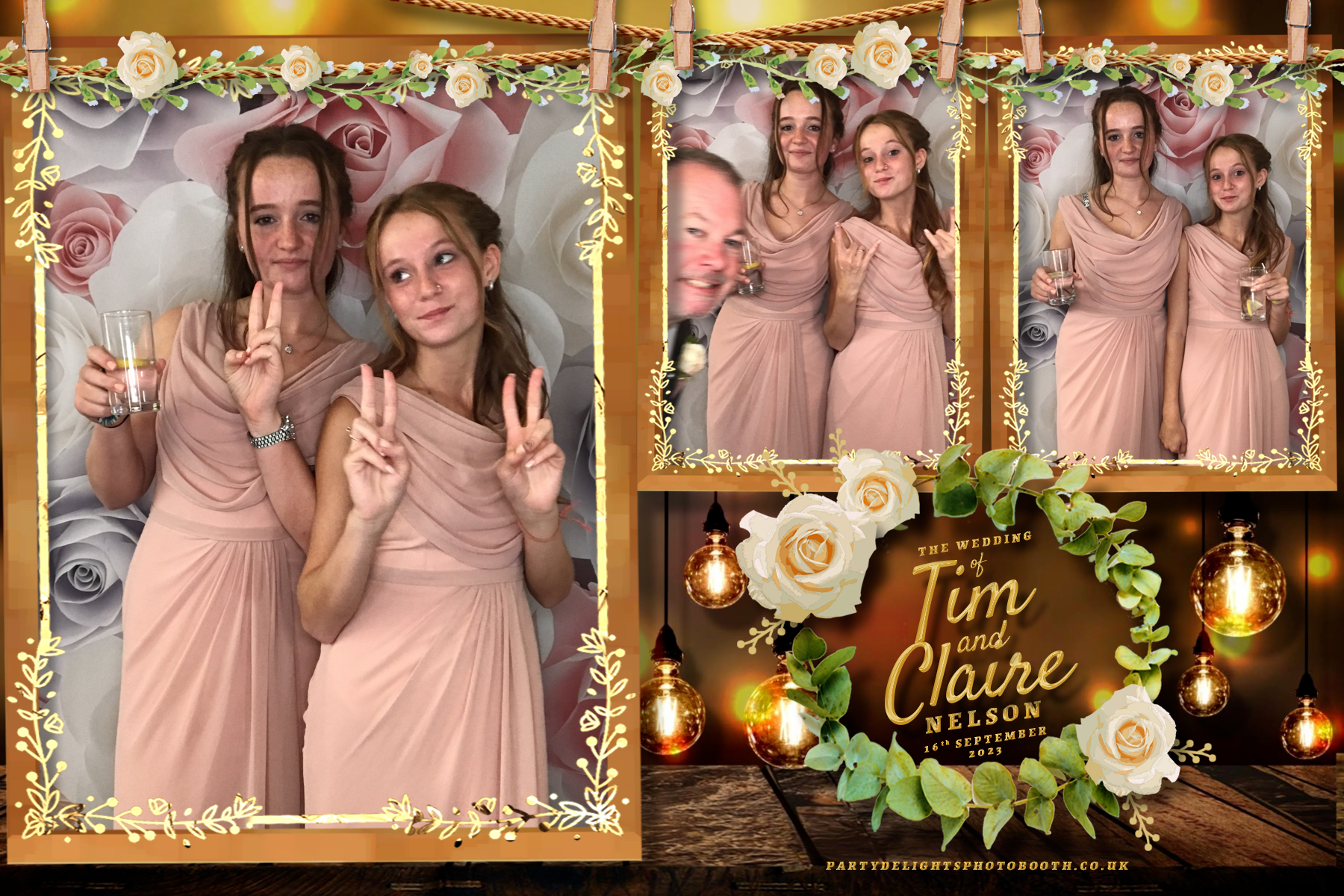 Tim & Claire’s wedding | View more photos from the event at gallery.partydelightsphotobooth.co.uk/u/PartyDelightsPhotoBooth/Tim-Claire’s-wedding