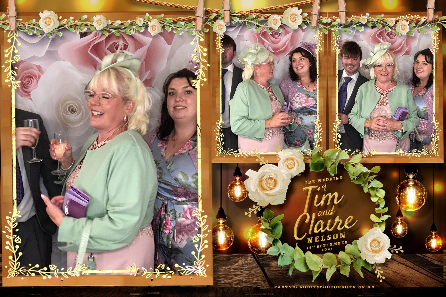 Tim & Claire’s wedding | View more photos from the event at gallery.partydelightsphotobooth.co.uk/u/PartyDelightsPhotoBooth/Tim-Claire’s-wedding