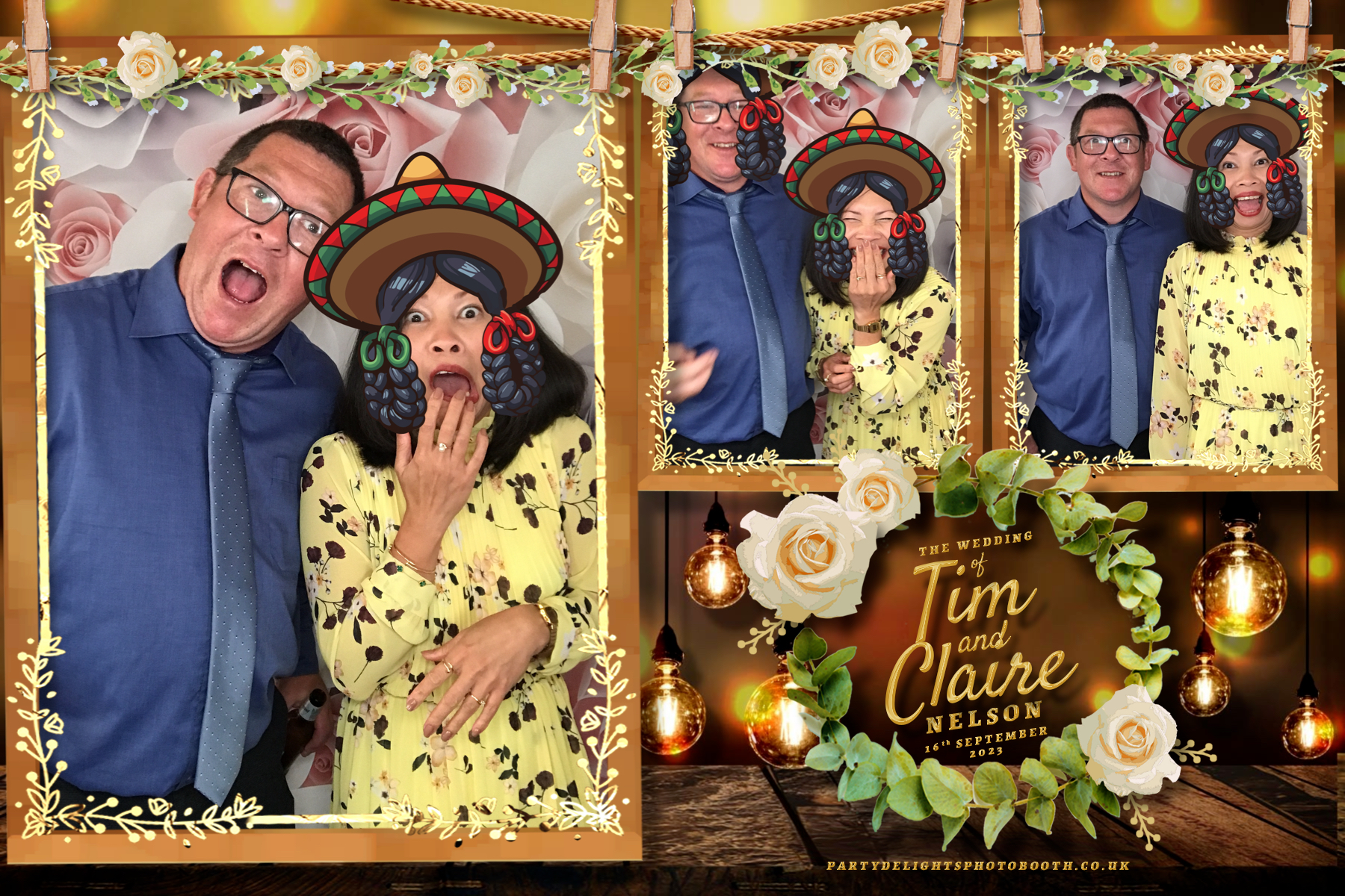 Tim & Claire’s wedding | View more photos from the event at gallery.partydelightsphotobooth.co.uk/u/PartyDelightsPhotoBooth/Tim-Claire’s-wedding