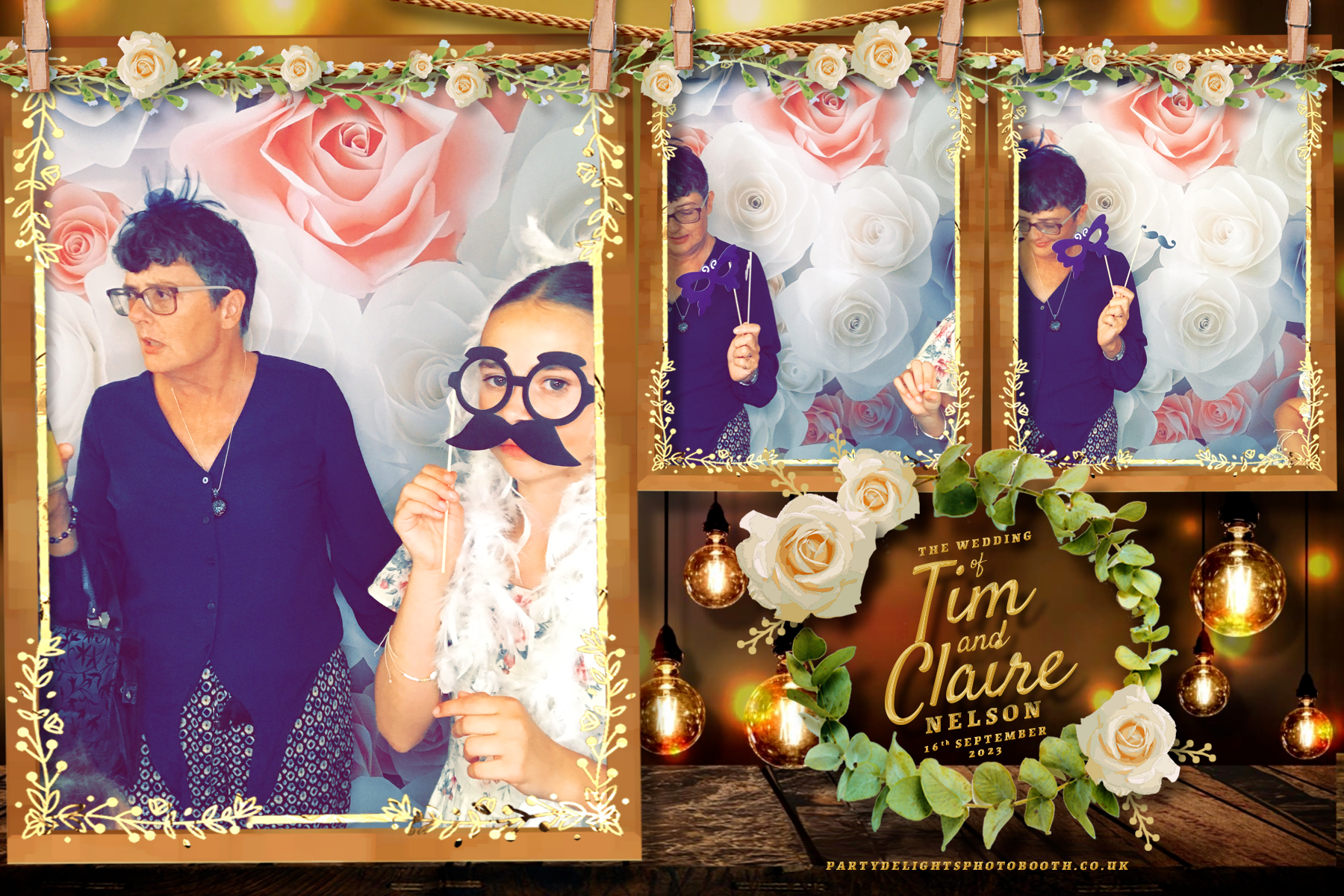 Tim & Claire’s wedding | View more photos from the event at gallery.partydelightsphotobooth.co.uk/u/PartyDelightsPhotoBooth/Tim-Claire’s-wedding